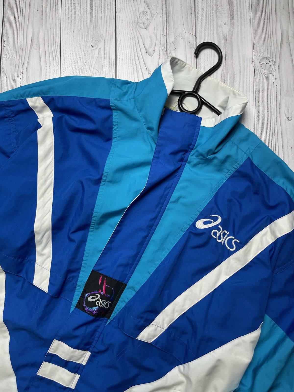 Asics Asics vintage track jacket size XL rare Size US XL / EU 56 / 4 - 2 Thumbnail