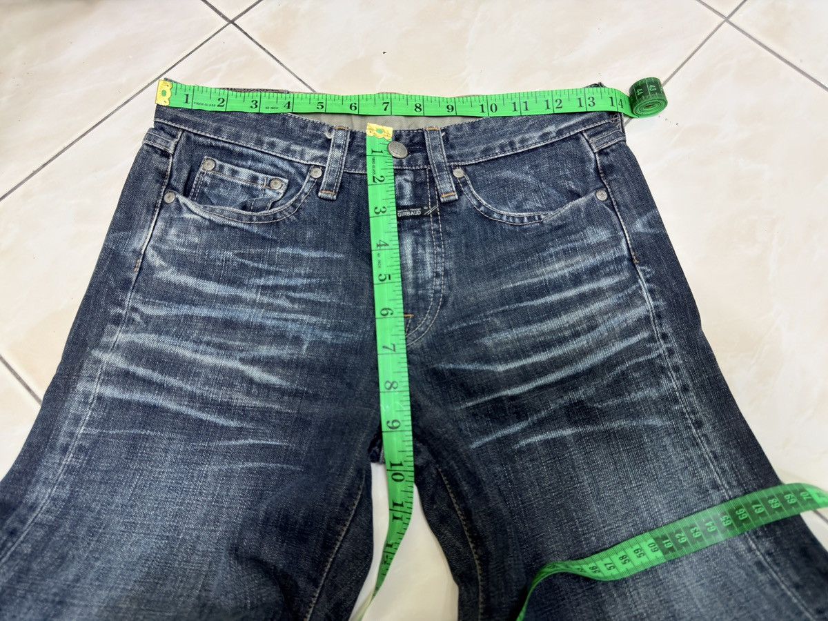 Marithe + Francois Girbaud Vintage Marithé François Girbaud Whiskered Denim Jeans Size US 26 / EU 42 - 16 Thumbnail
