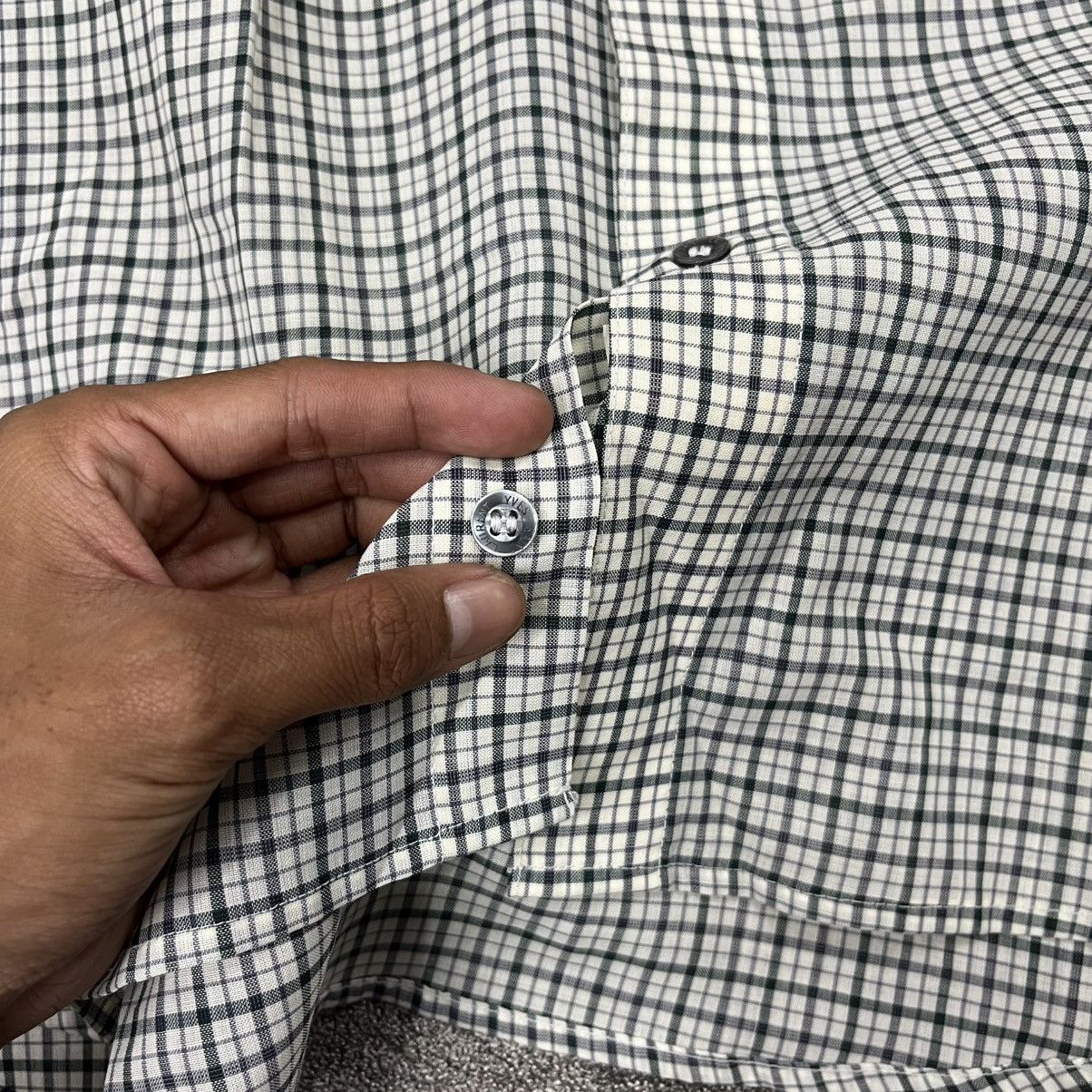 Yves Saint Laurent YVES SAINT LAURENT YSL pour homme plaid button up shirt Size US XL / EU 56 / 4 - 4 Thumbnail