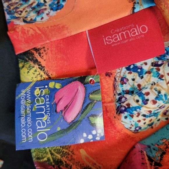 Other Isa Malo Creations Colorful Floral Tulips Leggings - Nwt- S Size 25" / US 0 / IT 36 - 8 Thumbnail