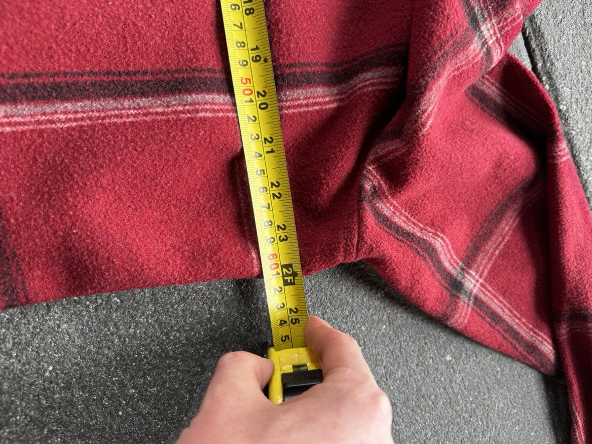 Carhartt CRAZY Y2K CRIMSON WOOL FLANNEL HEAVYWEIGHT SHIRT Size US XL / EU 56 / 4 - 9 Thumbnail