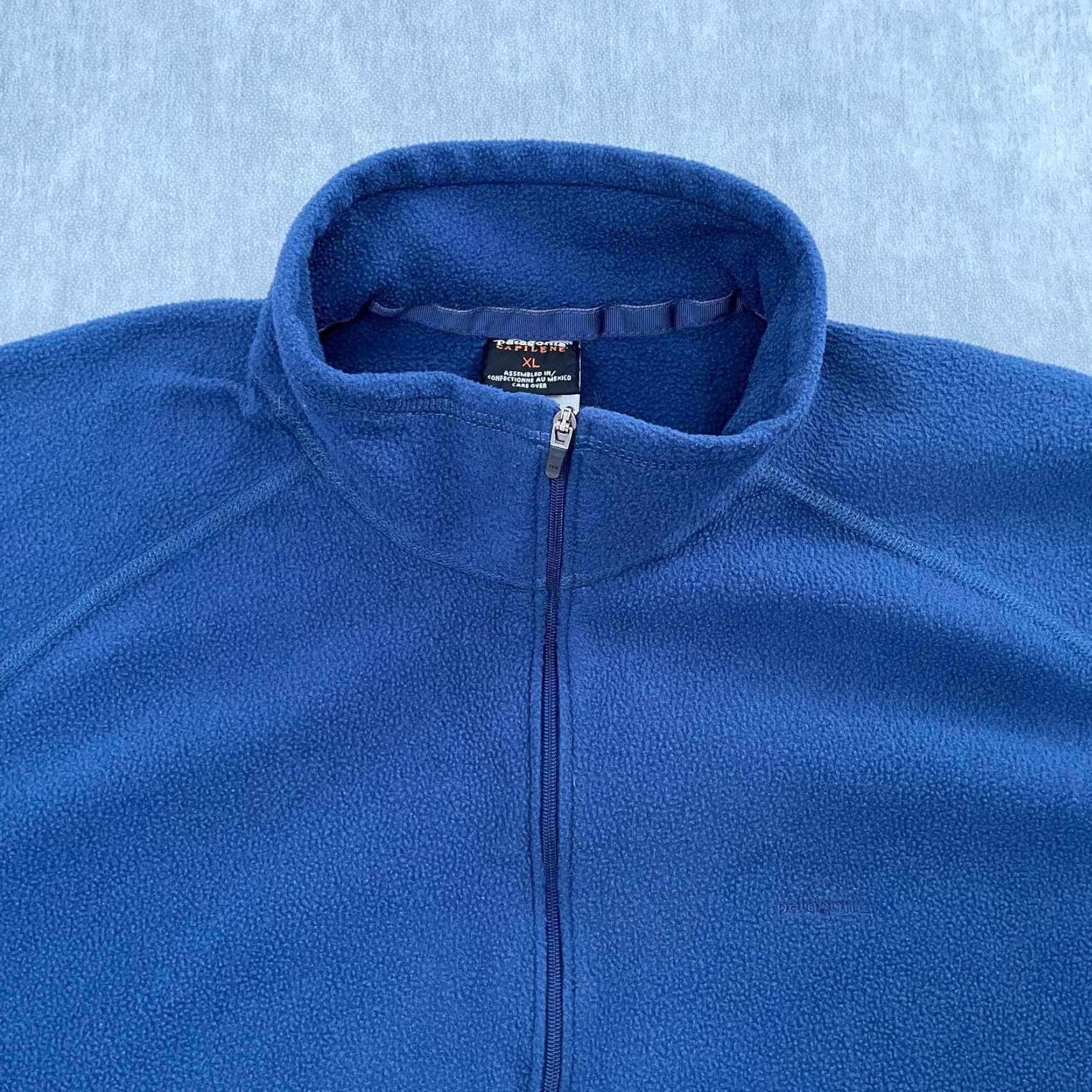 Patagonia VINTAGE Patagonia Sweater Adult Extra Large Blue 1/4 Zip Capilene Fleece Mens XL Jacket Sleeve Size US XL / EU 56 / 4 - 4 Thumbnail