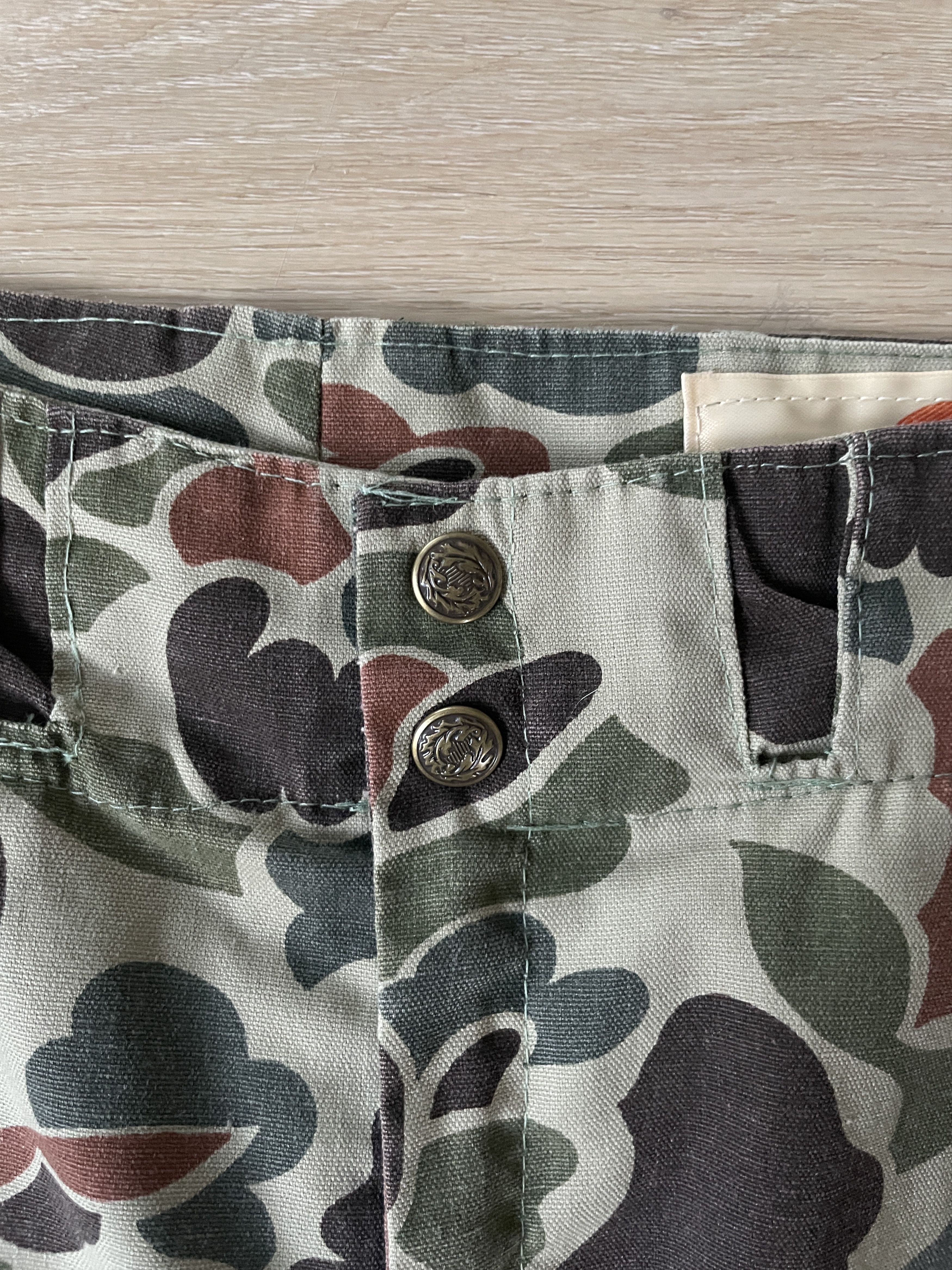 Vintage 90s Faded Duck Camo (Bootcut) Cargo Pants Size US 31 - 6 Thumbnail