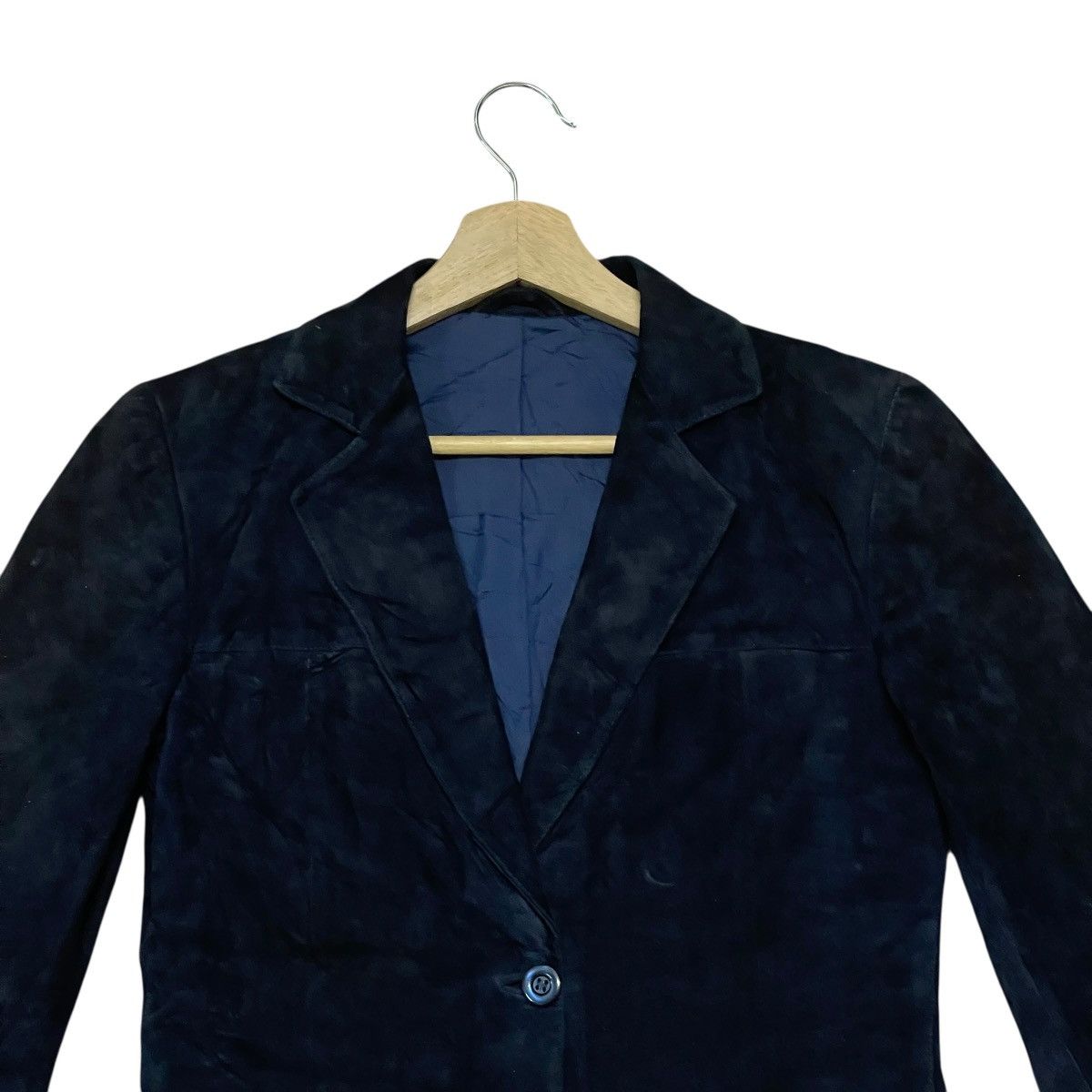 Genuine Leather Vintage Simon Style Milano Genuine Leather Blazer Jacket Size US XS / EU 42 / 0 - 6 Thumbnail