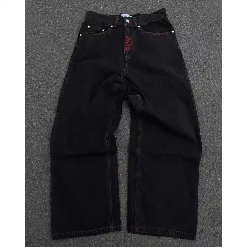 Japanese Brand × Vintage Retro Y2K jeans skeleton straight Trousers Wide Leg Size US 30 / EU 46 - 2 Thumbnail