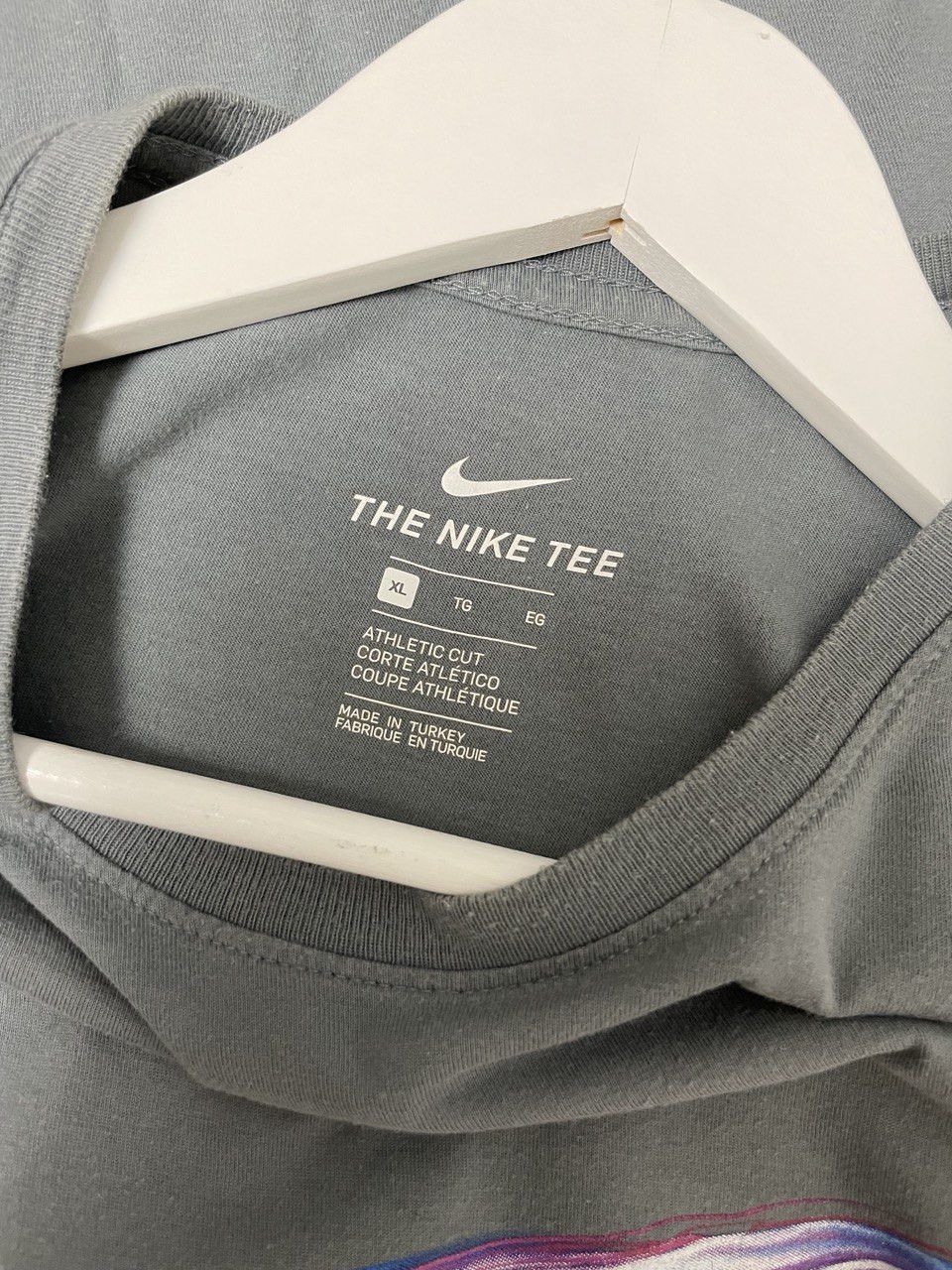 Nike Vintage Nike Big Swoosh Tee Size US XL / EU 56 / 4 - 3 Thumbnail