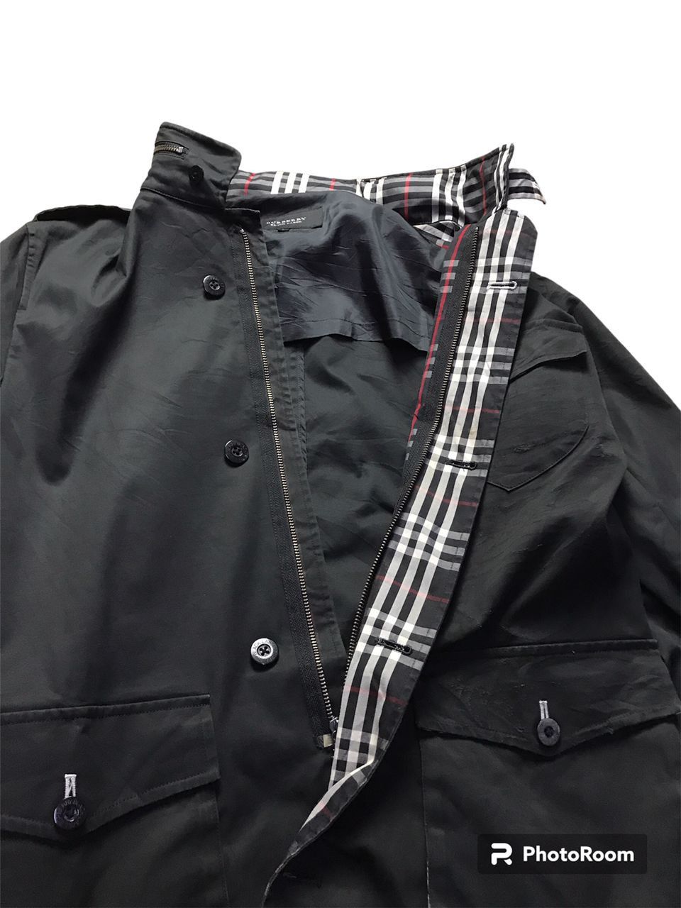 Burberry × Vintage Vintage Burberry Black Size US L / EU 52-54 / 3 - 11 Thumbnail