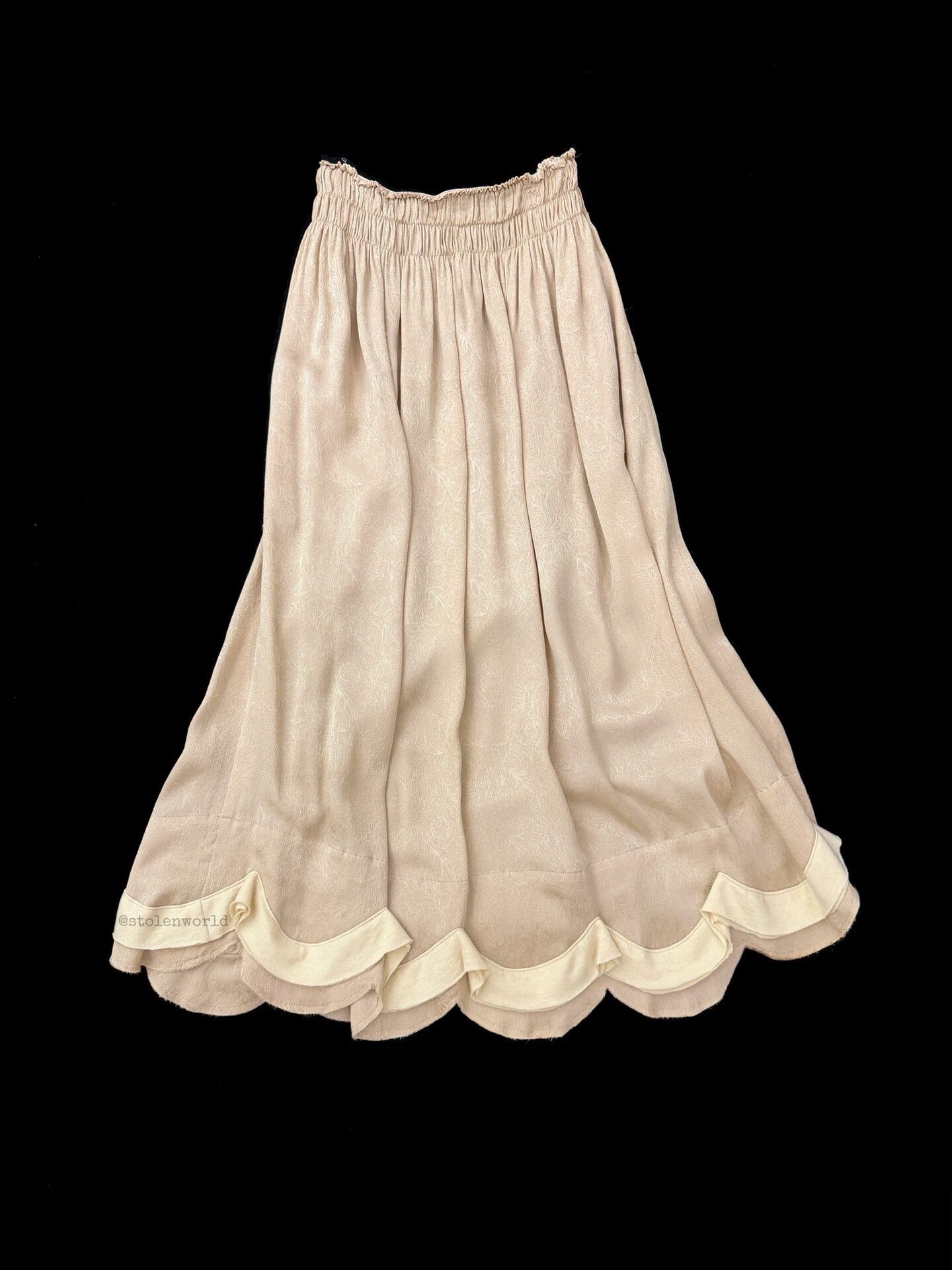 Comme des Garcons Comme des Garçons Silk Petal Hem Skirt Size 34" / US 12 / IT 48 - 1 Thumbnail