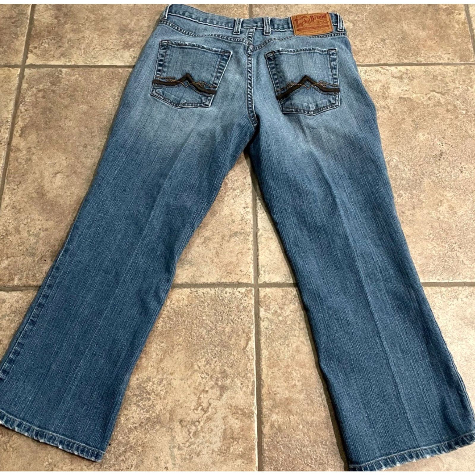 Lucky Brand Lucky Brand Jeans Women 27x25 Straight Blue Size 27" / US 4 / IT 40 - 5 Thumbnail