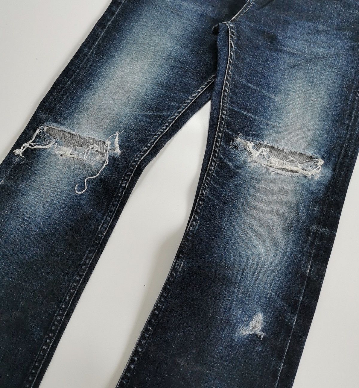 JACKROSE Jackrose Buffalo Bobs Whiskers Distressed Jeans Size US 32 / EU 48 - 4 Thumbnail