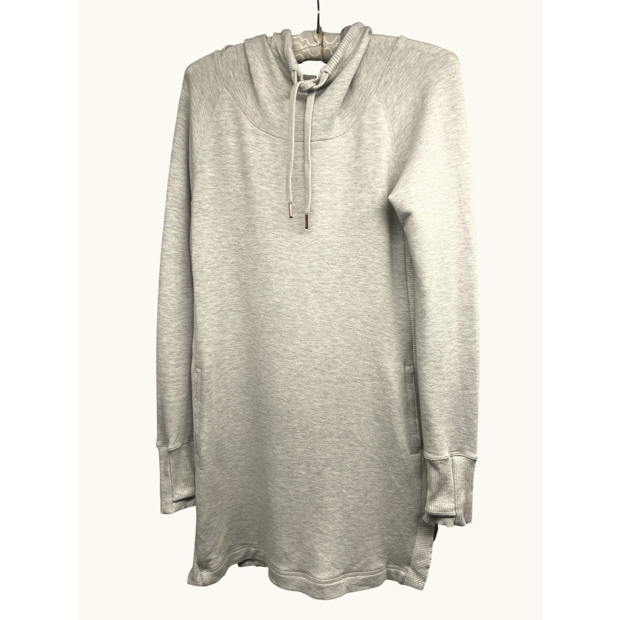 Athleta Athleta Cozy Karma Beige Pullover Boho Hoodie Dress XS Faux Size XS / US 0-2 / IT 36-38 - 2 Thumbnail