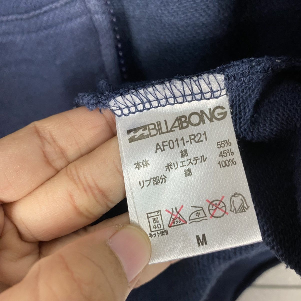 Japanese Brand 📌Vintage Zipper Hoodie Billabong Big Logo Size US M / EU 48-50 / 2 - 21 Thumbnail