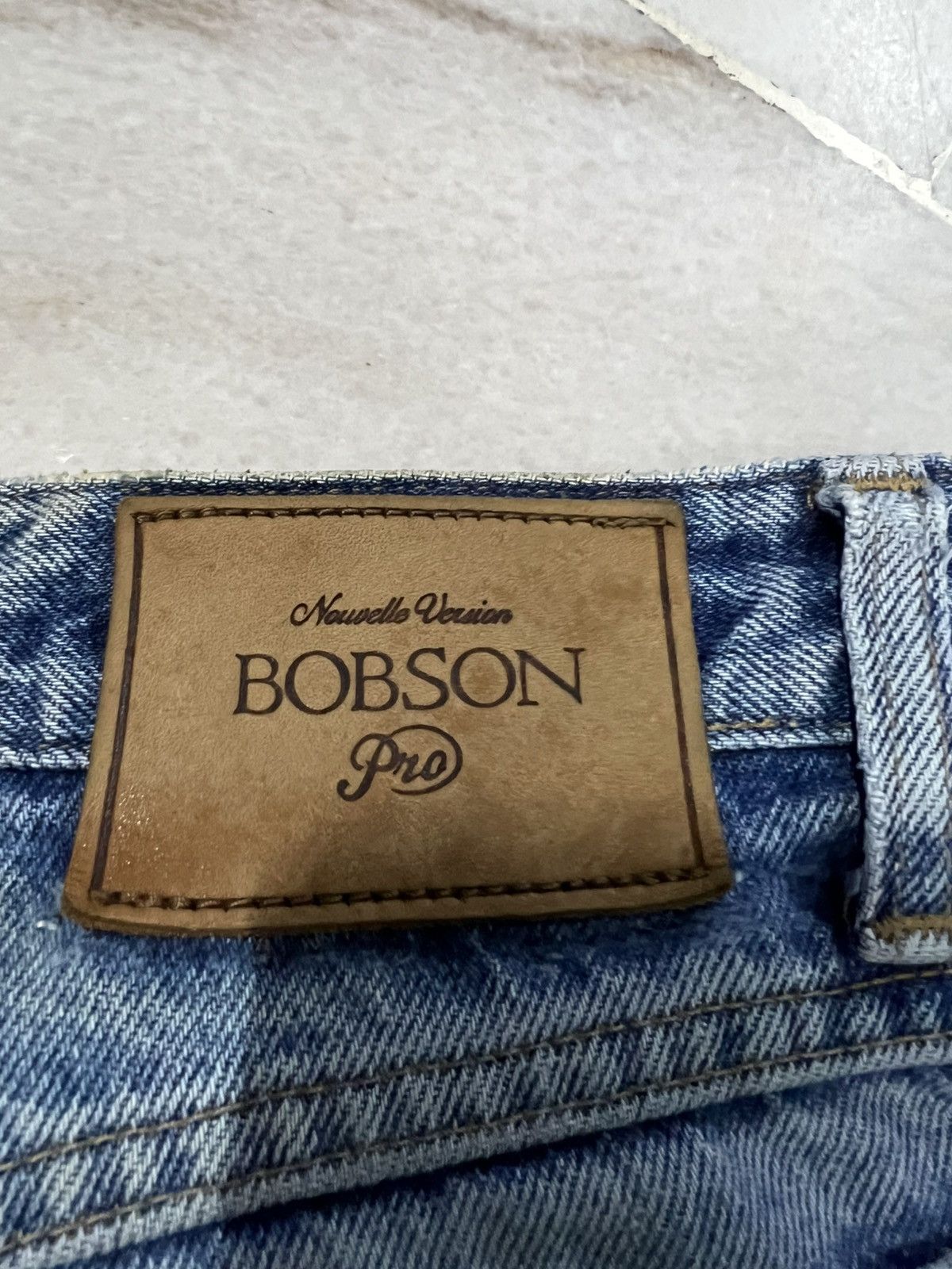 If Six Was Nine 💥90s Bobson Light Wash Distressed Jean Size US 30 / EU 46 - 18 Thumbnail