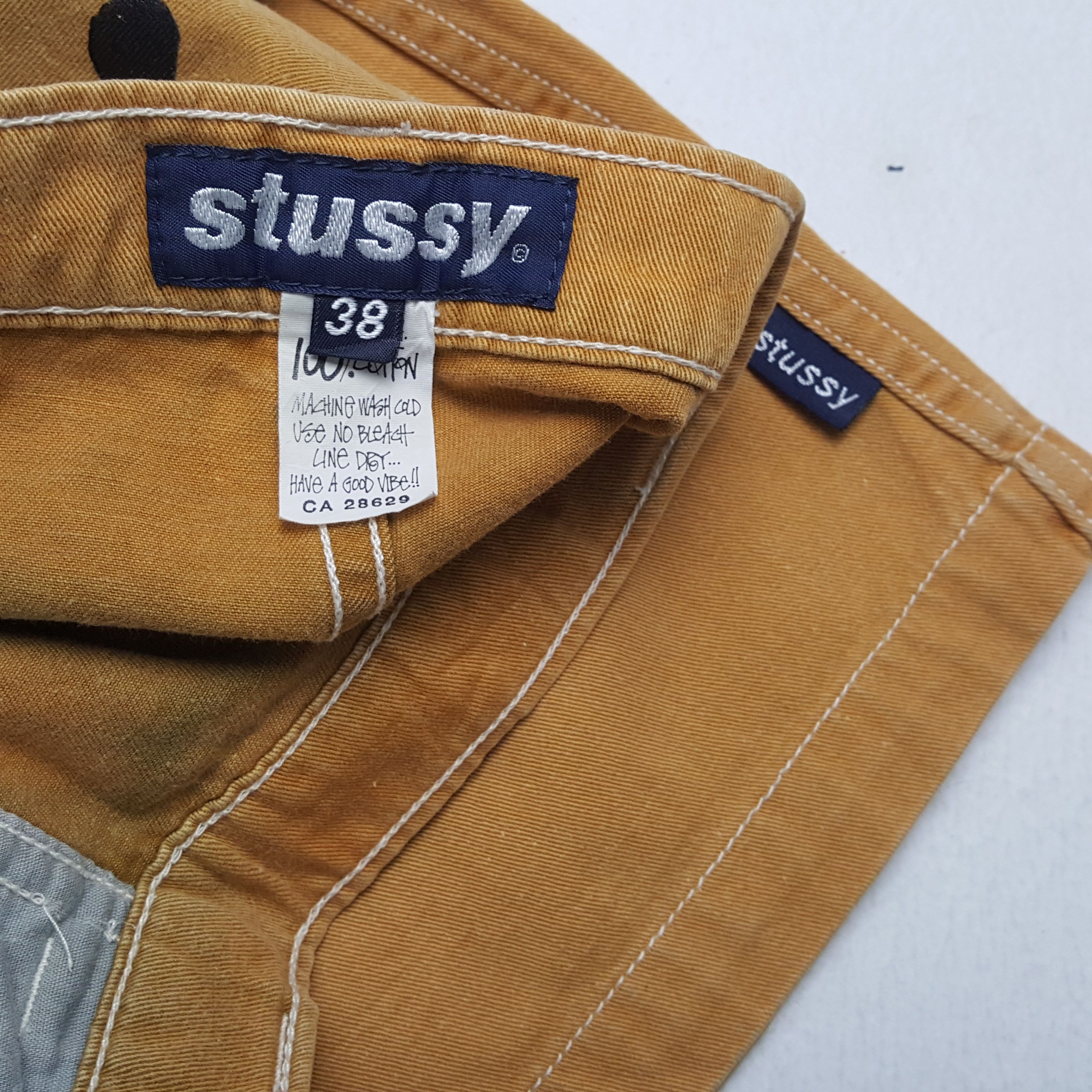 Stussy × Vintage STUSSY Streetwear Style Custom Art Short Pants Size US 37 - 11 Thumbnail