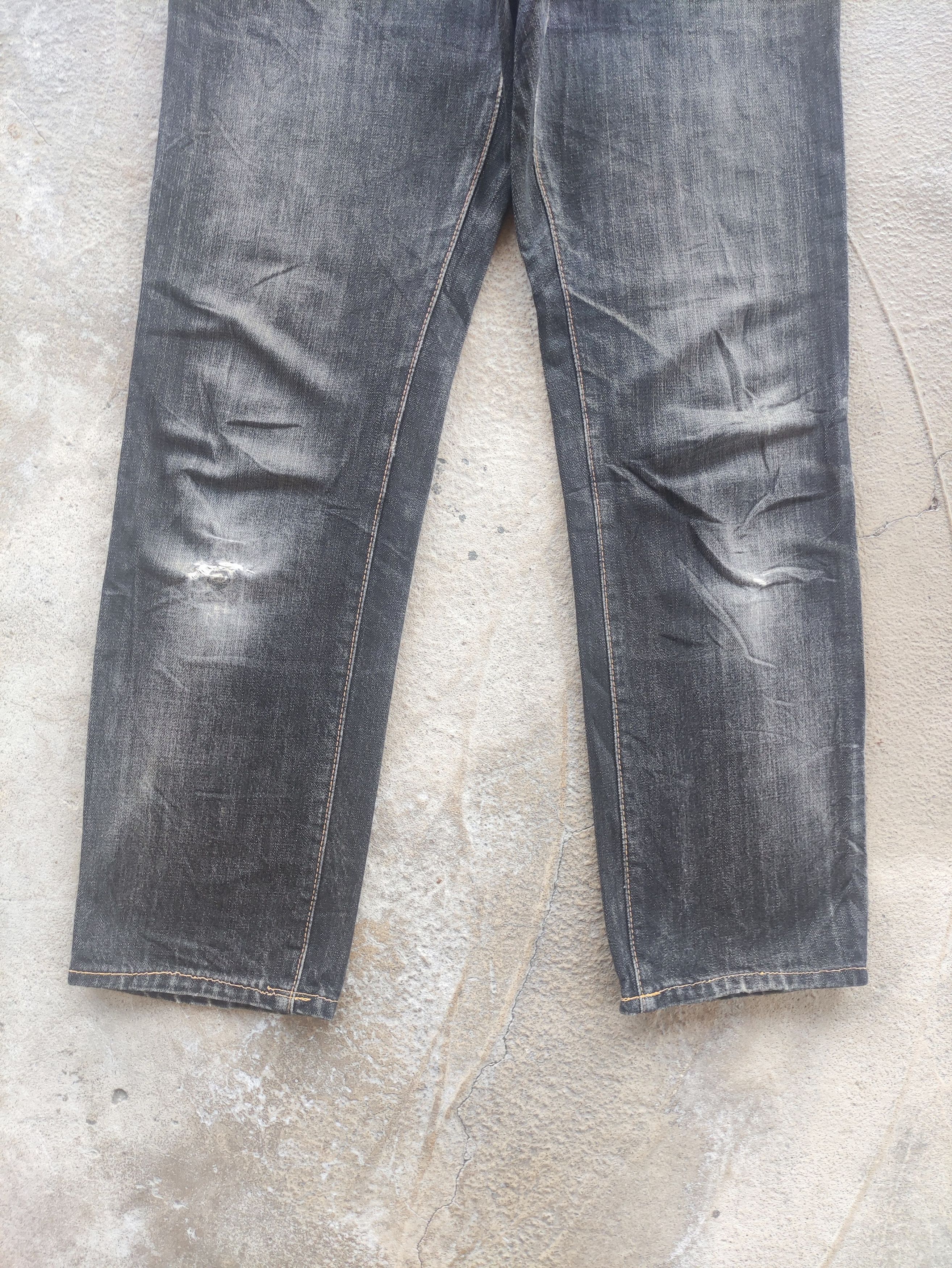 Edwin Vintage Edwin Distress Faded Denim Jean W30 Size US 30 / EU 46 - 4 Thumbnail
