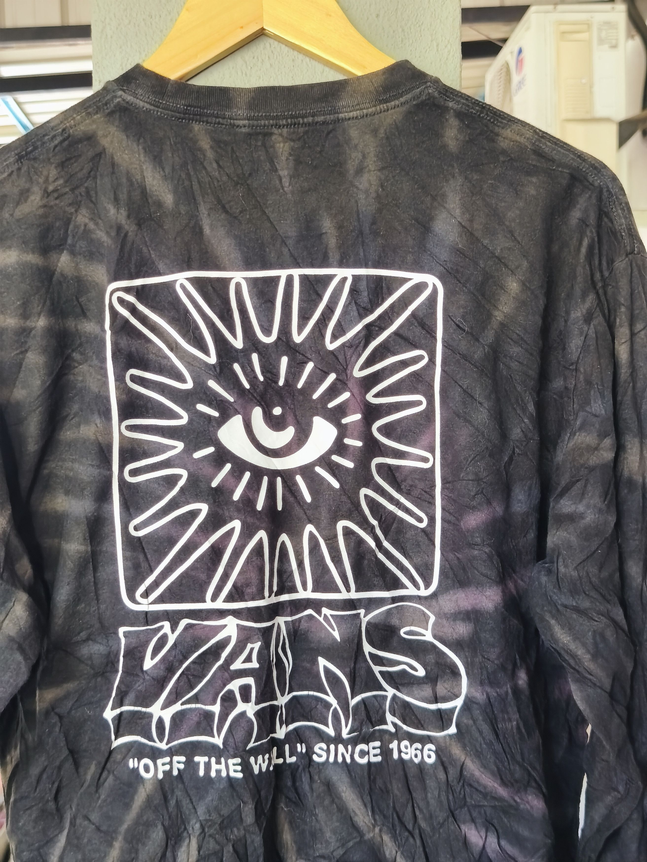 Vans Vans Black tie dye long sleeve t shirt Medium Size US M / EU 48-50 / 2 - 6 Thumbnail