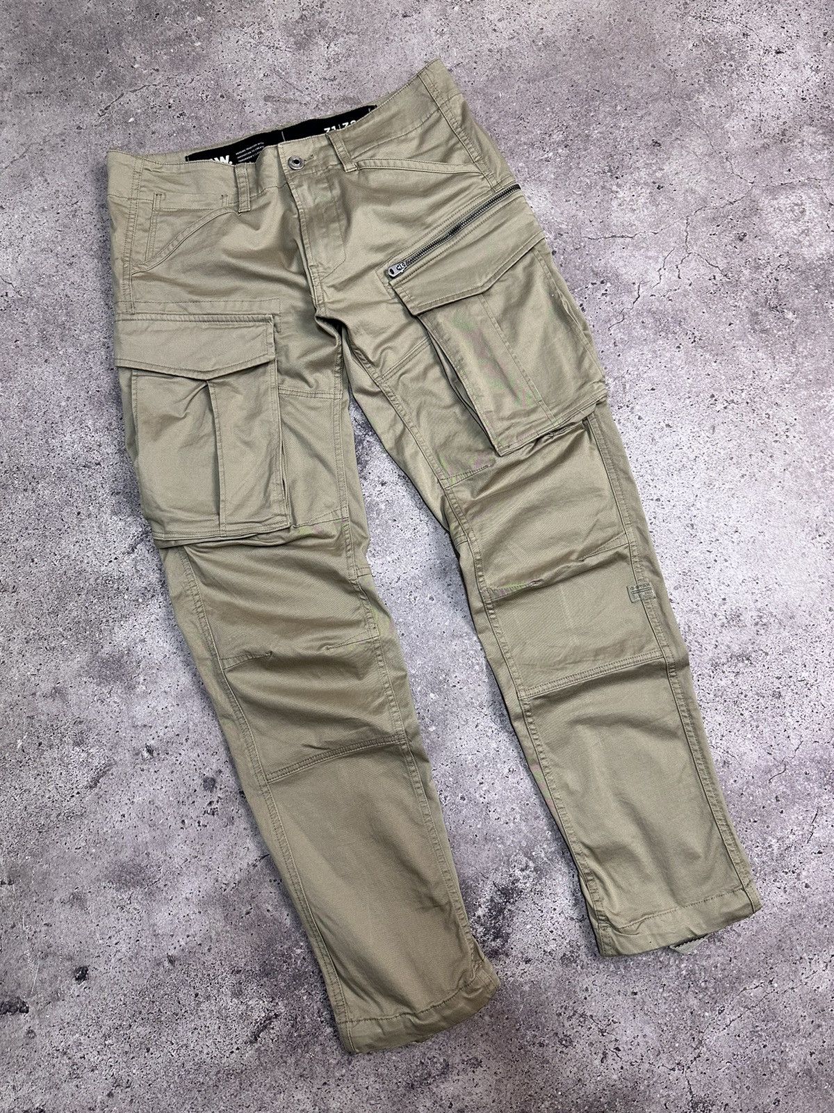 G-Star LGB Baggy GOA Flare Military Style Cargo Pants Ifsixwasnine Size US 32 / EU 48 - 2 Thumbnail