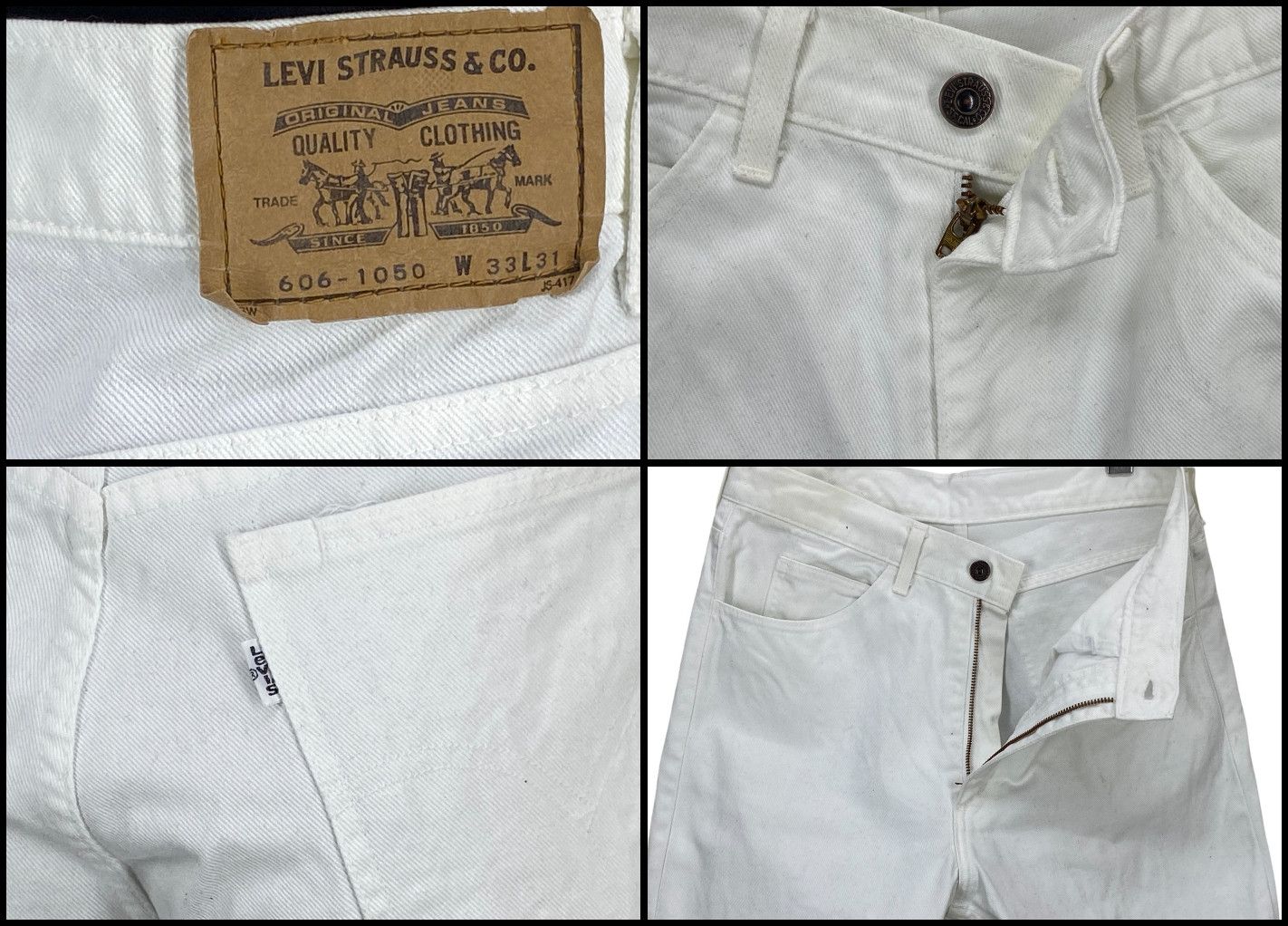Levi's Vintage Clothing Levis 606 High Waisted Tapered Leg Jeans Size US 30 / EU 46 - 10 Thumbnail