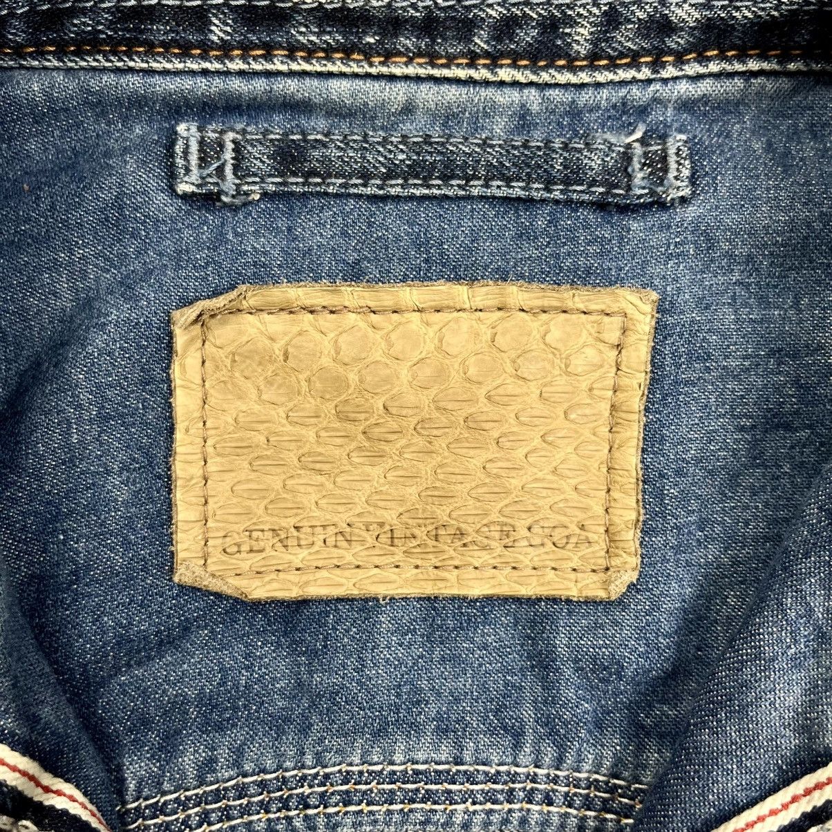 If Six Was Nine 2000s GOA - Crash Denim Jacket Size US M / EU 48-50 / 2 - 17 Thumbnail