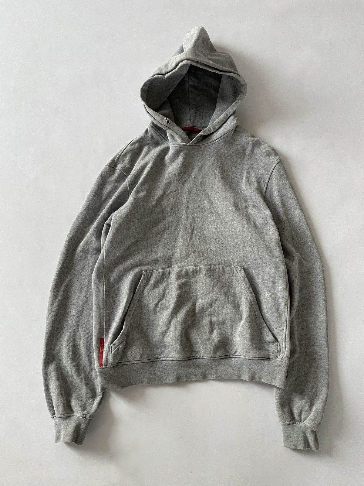 Prada Prada Linea Rossa Red Tab Hoodie Size US XL / EU 56 / 4 - 1 Thumbnail