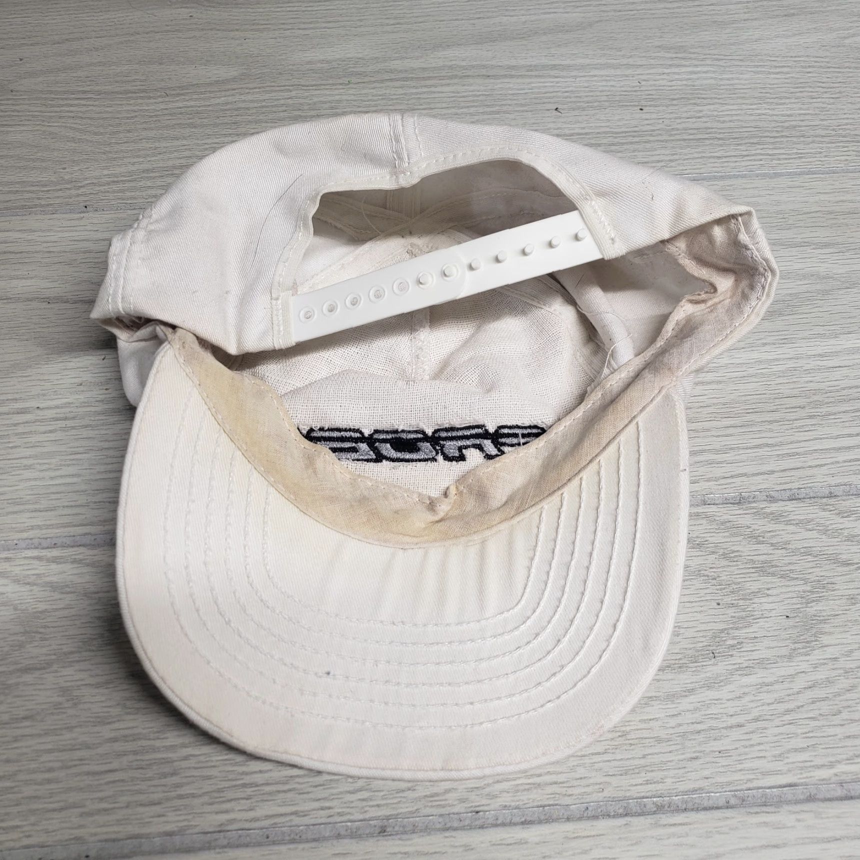 Ford VINTAGE Unbranded White Snapback Hat Cap Adjustable Mens Size ONE SIZE - 5 Thumbnail