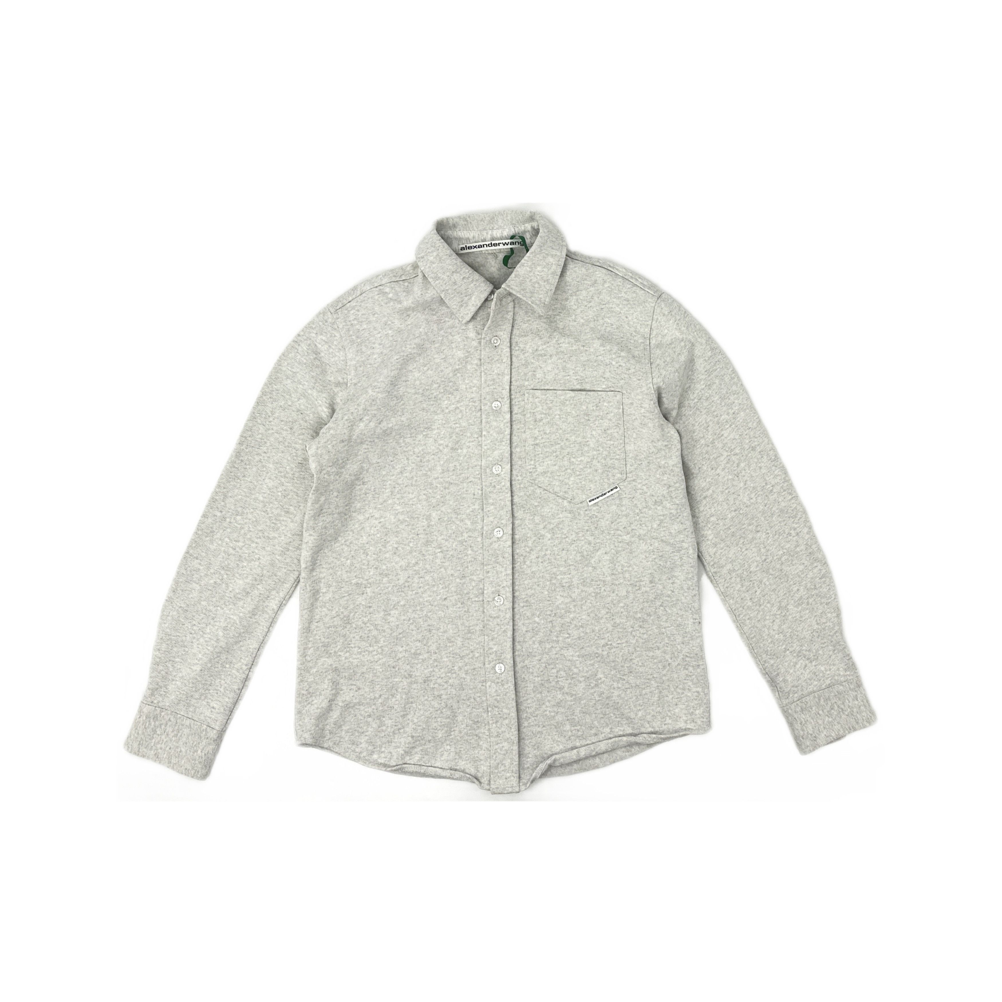 Alexander Wang Alexander Wang Heather Knit Button Up Shirt XXS Size XXS / US 00 / IT 34 - 1 Thumbnail
