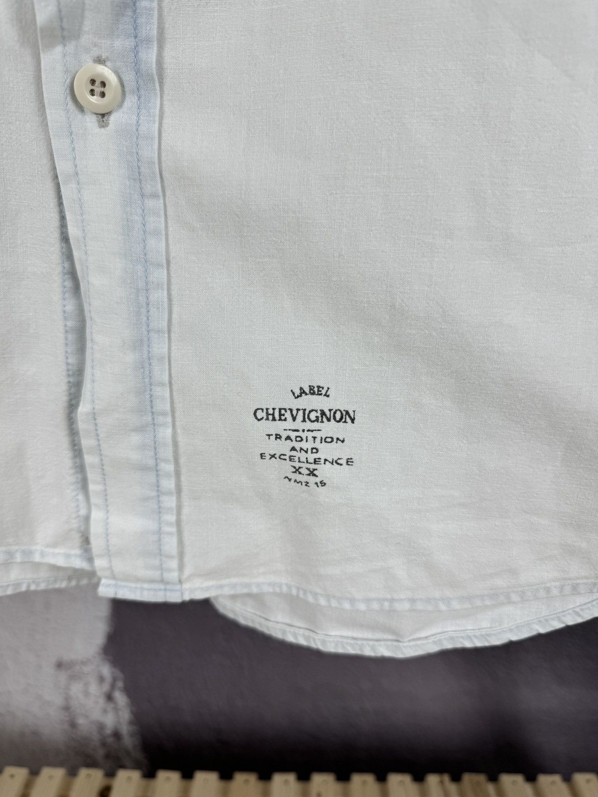 Chevignon × Vintage Chevignon vintage western light blue denim shirt size XL Size US XL / EU 56 / 4 - 6 Thumbnail