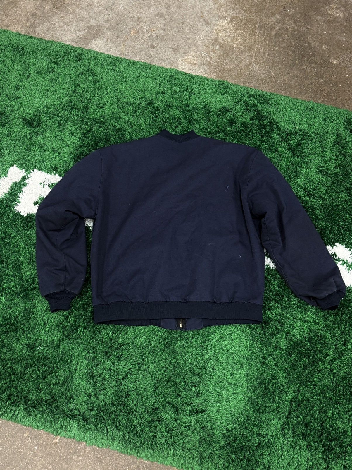 Other Vintage Navy Work Jacket Heavy Bomber / Mechanic XL Size US XL / EU 56 / 4 - 4 Thumbnail