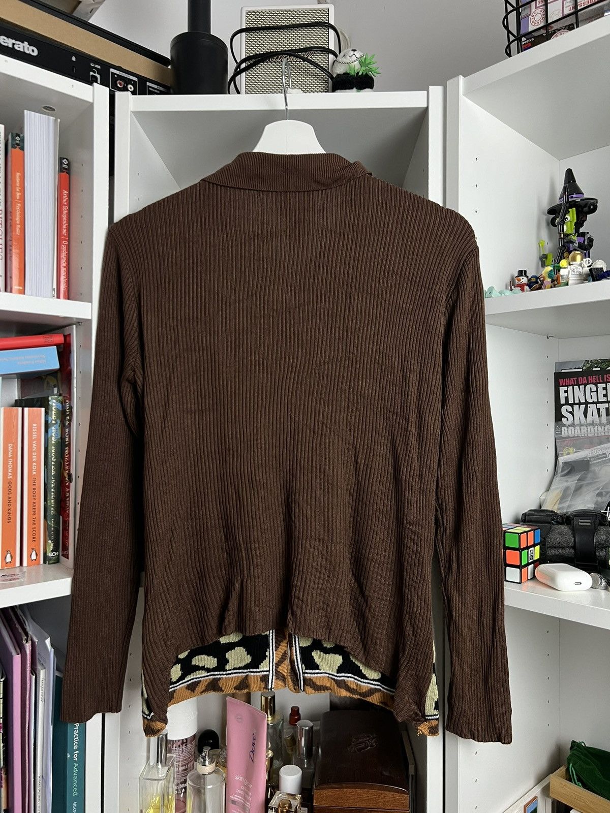 Designer × Kenzo × Vintage Vintage y2k Kenzo zebra print button up cardigan sweater XL Size XL / US 12-14 / IT 48-50 - 2 Thumbnail