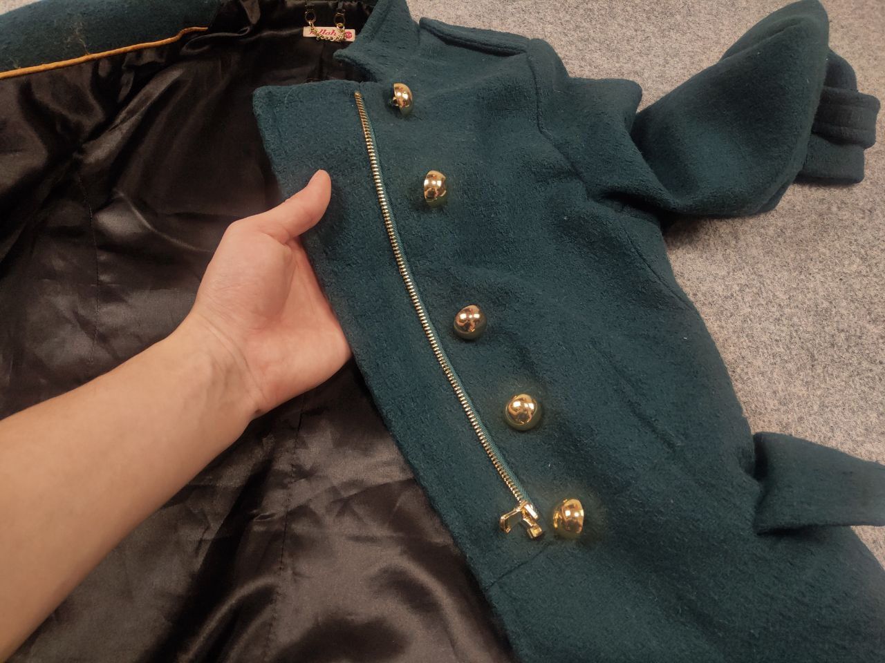Miss Sixty Killah By Miss Sixty Napoleon Kennedy military coat Jacket Size M / US 6-8 / IT 42-44 - 13 Thumbnail