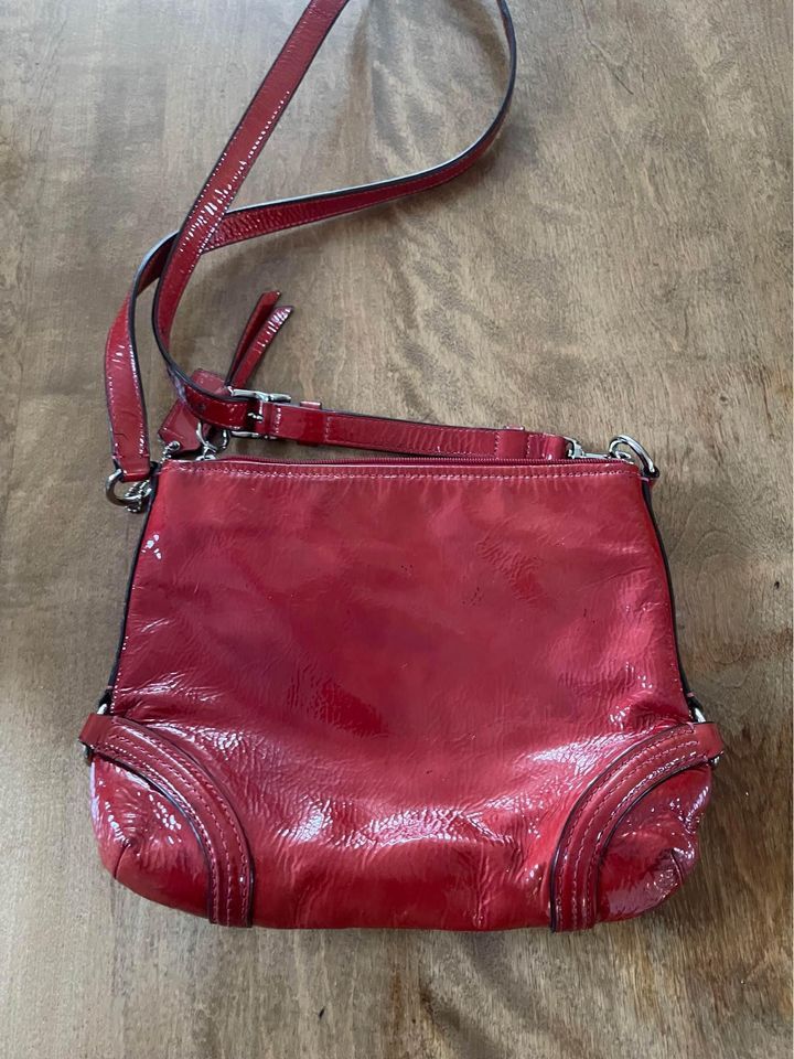 Coach Coach Chelsea Katarina Paprika Patent Leather Hobo Bag Size ONE SIZE - 4 Thumbnail