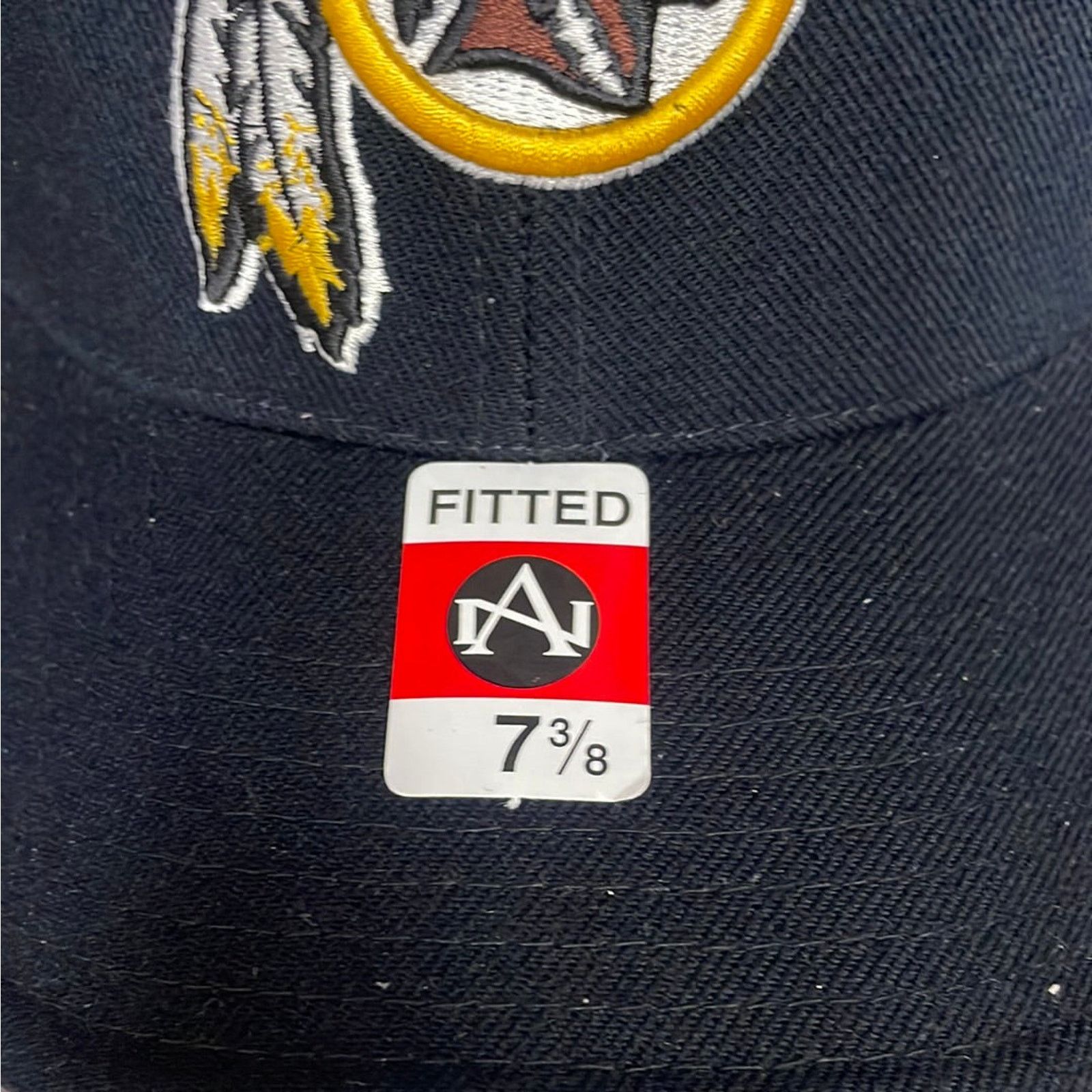 NFL Vintage 90s Washington Redskins Fitted Game Day Hat 7 3/8 Size ONE SIZE - 3 Thumbnail
