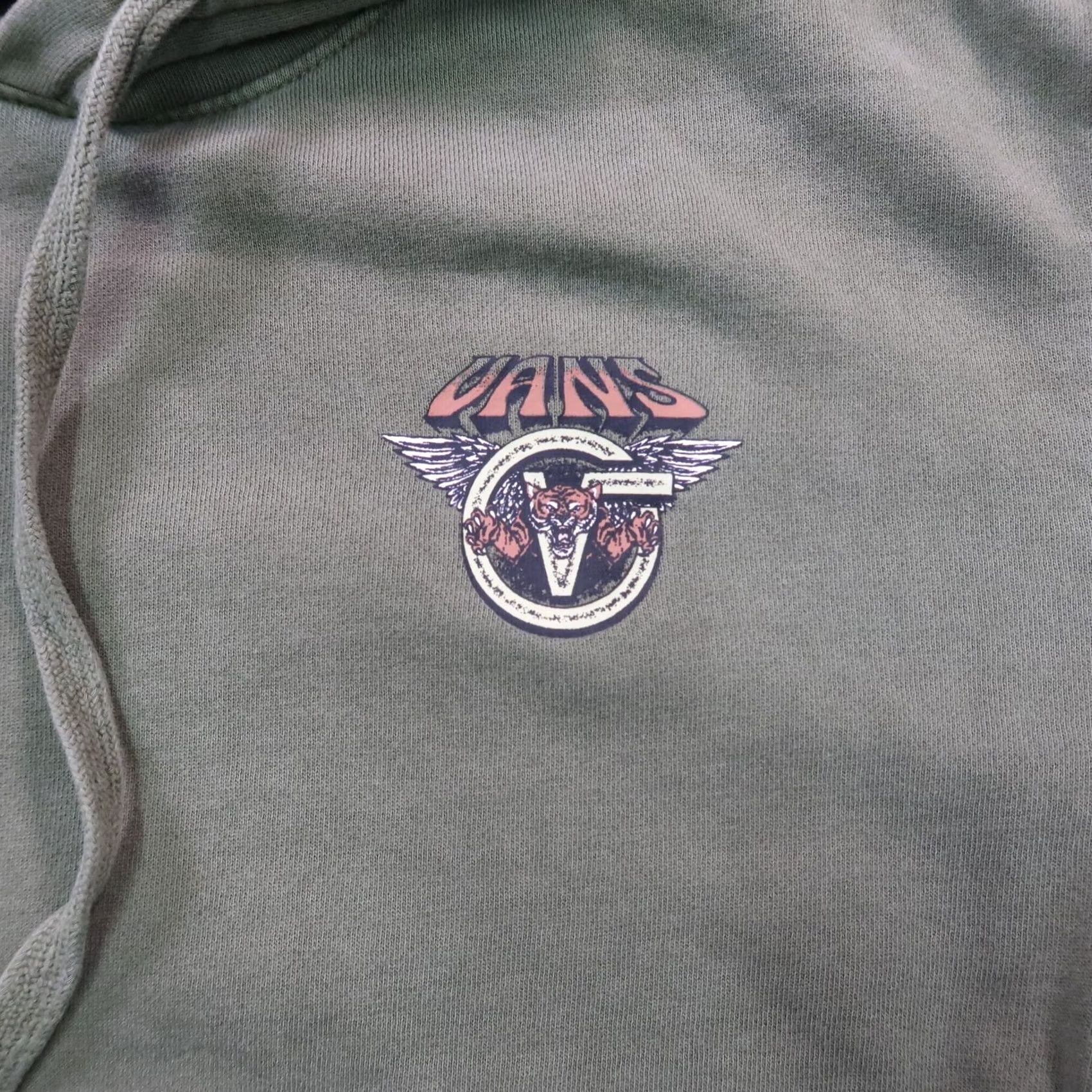 Vans Vans Hoodie Women's M Hooded Sweatshirt Logo Long Sleeve green Size M / US 6-8 / IT 42-44 - 5 Thumbnail