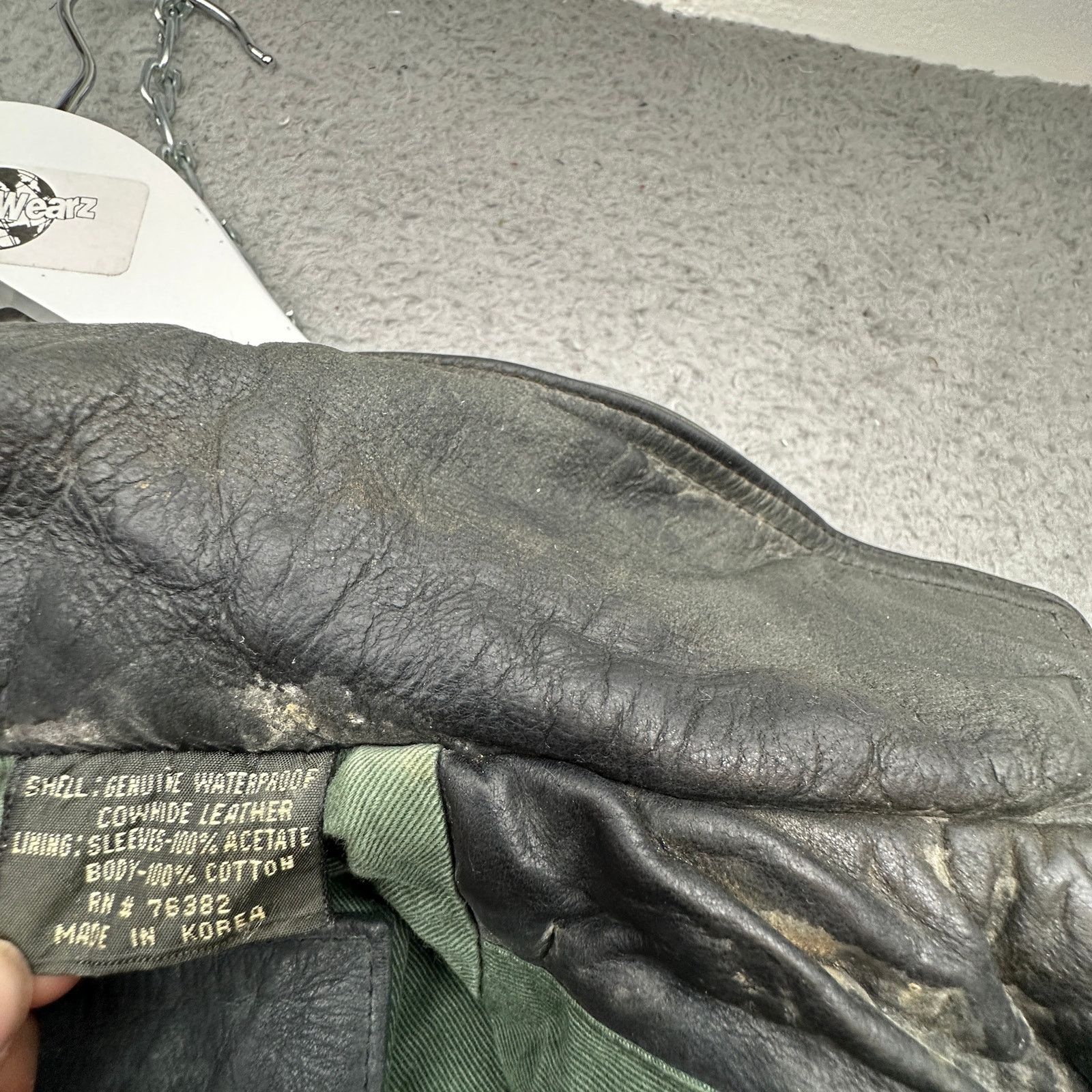 Timberland VTG 1994 Timberland Leather Aviator Jacket Medium Distressed Size US M / EU 48-50 / 2 - 13 Thumbnail