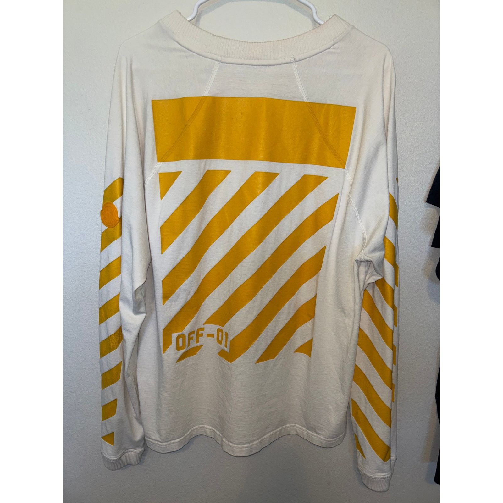 Moncler Moncler X Off-White heavy LS tee Size US XXL / EU 58 / 5 - 1 Thumbnail