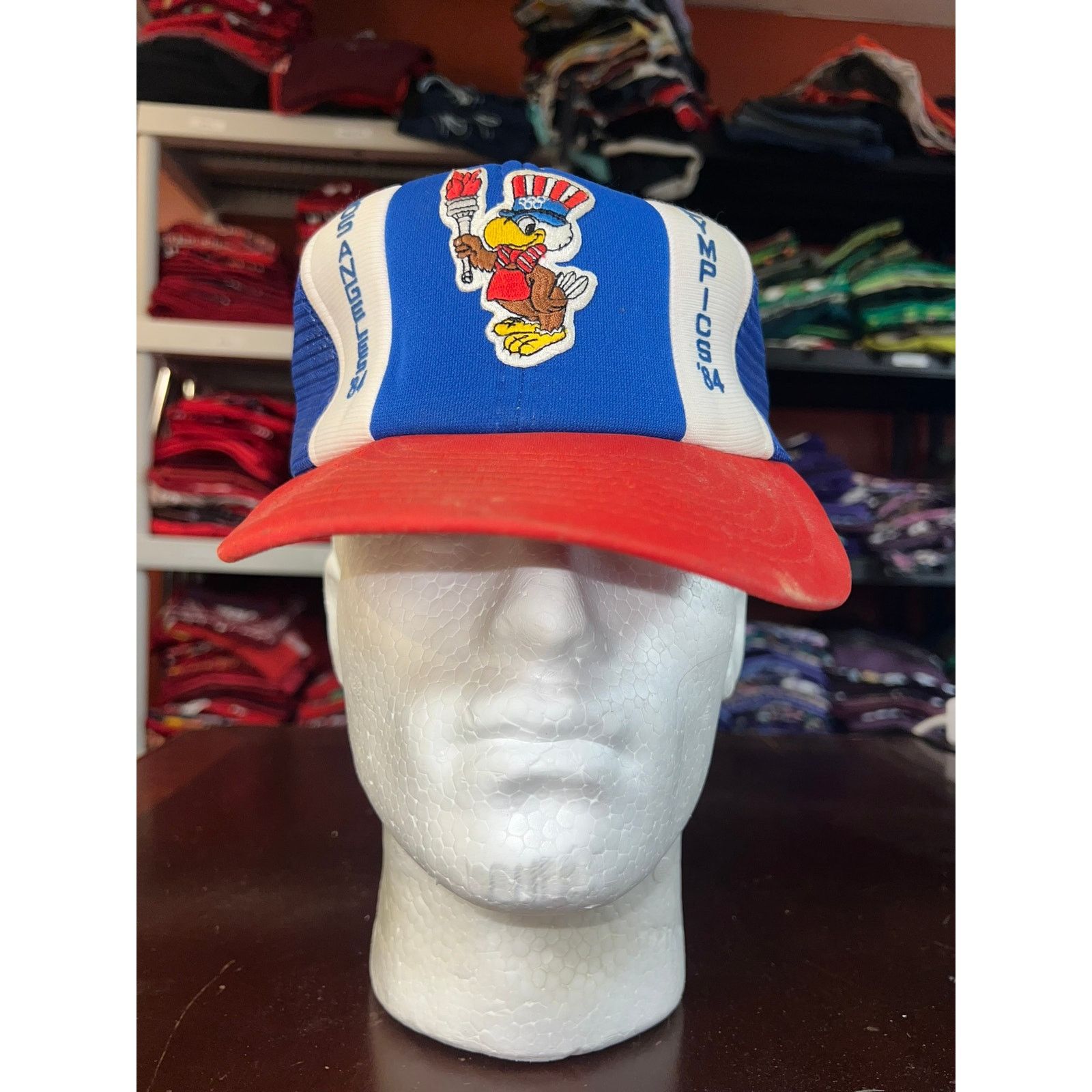 Vintage Vintage Los Angeles Olympics Snapback Trucker Hat Cap VTG Size ONE SIZE - 6 Thumbnail