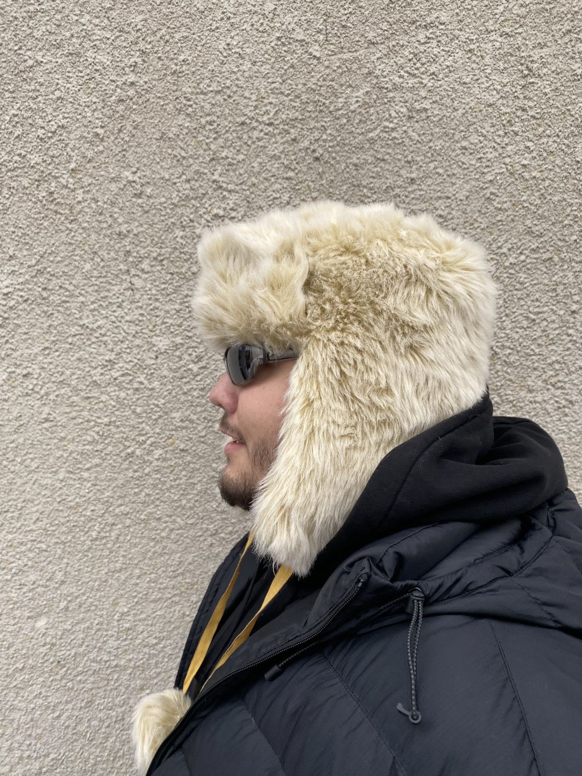Hysteric Glamour × Vintage Crazy Y2k Mohair Fuzzy Hat Ushanka Punk Winter Size ONE SIZE - 6 Thumbnail