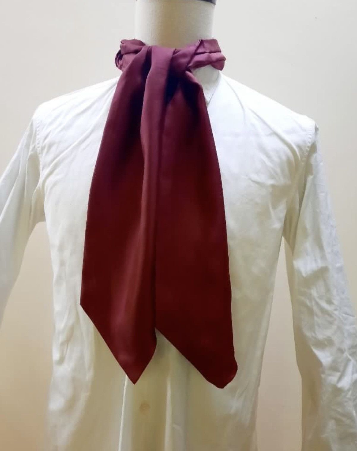 Maison Margiela Maison Martin Margiela Silk Ascot Scarf Ascot Tie Size ONE SIZE - 10 Thumbnail