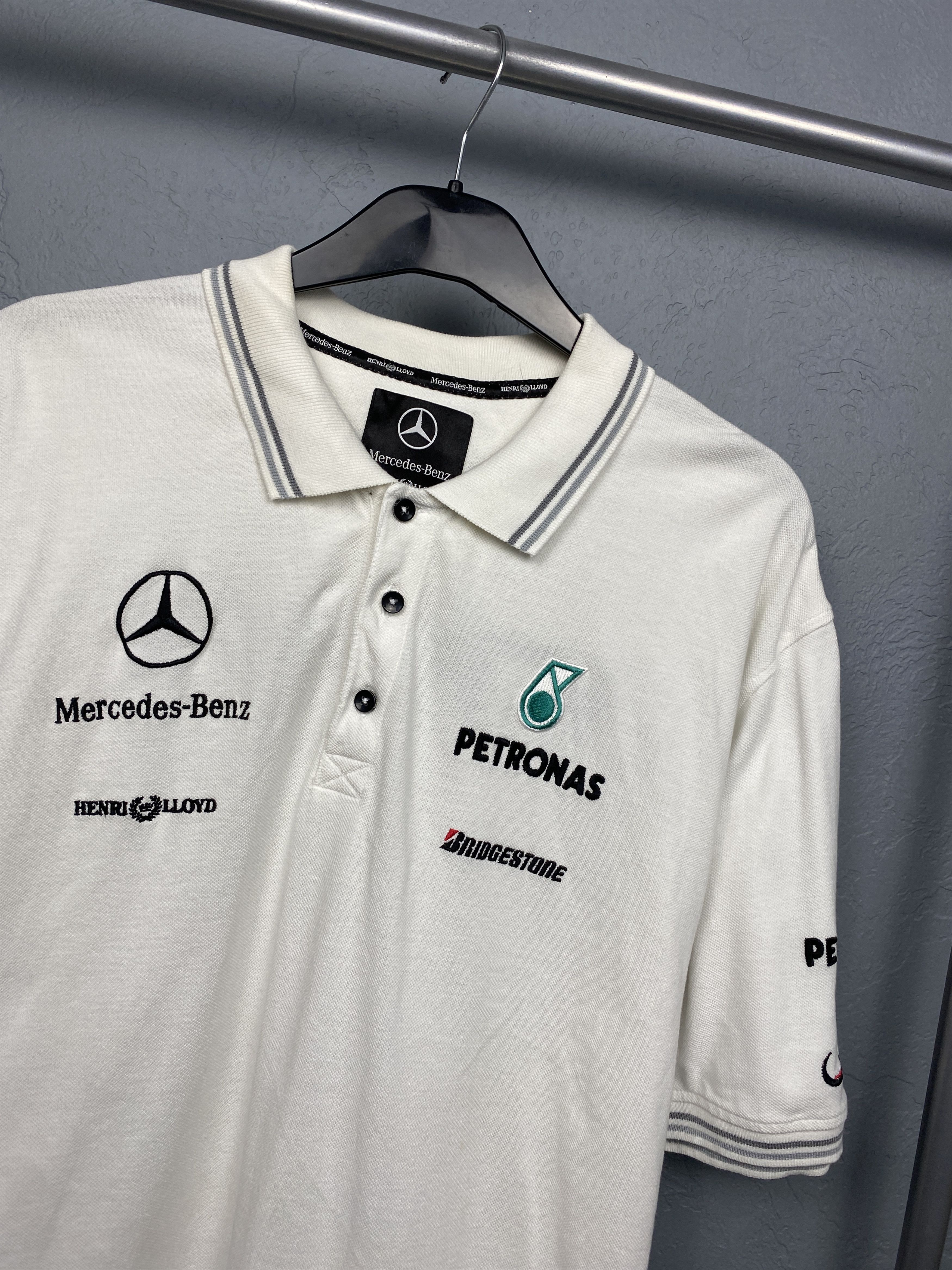 Henri Lloyd × Mercedes-Benz Mercedes Benz Henri Lloyd Petronas Formula 1 Team Polo Shirt Size US XL / EU 56 / 4 - 2 Thumbnail