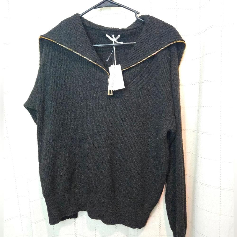 Designer StitchDrop Black Sweater Size M / US 6-8 / IT 42-44 - 1 Thumbnail
