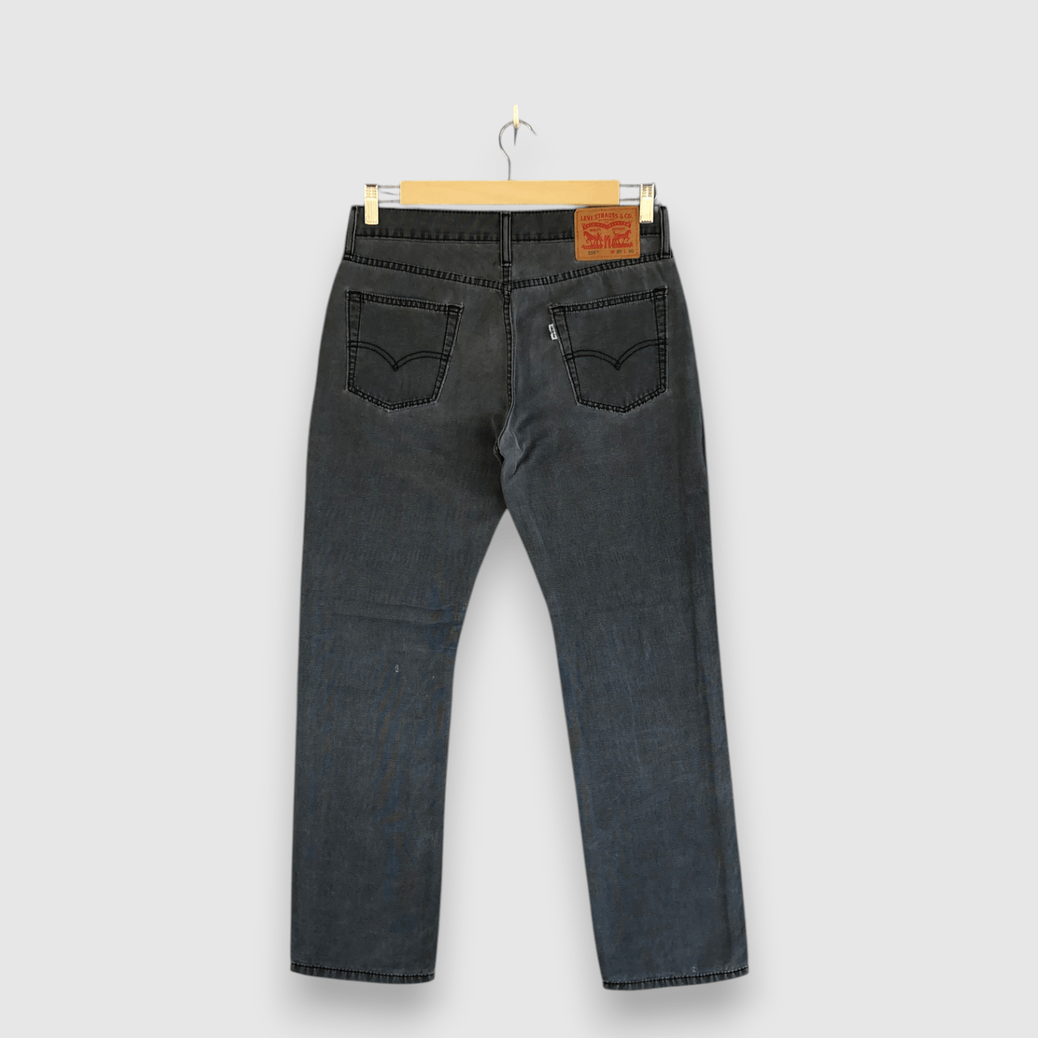 Levi's Vintage Levis 514 Distressed Jeans Levi's Faded Black Denim Size US 30 / EU 46 - 2 Thumbnail