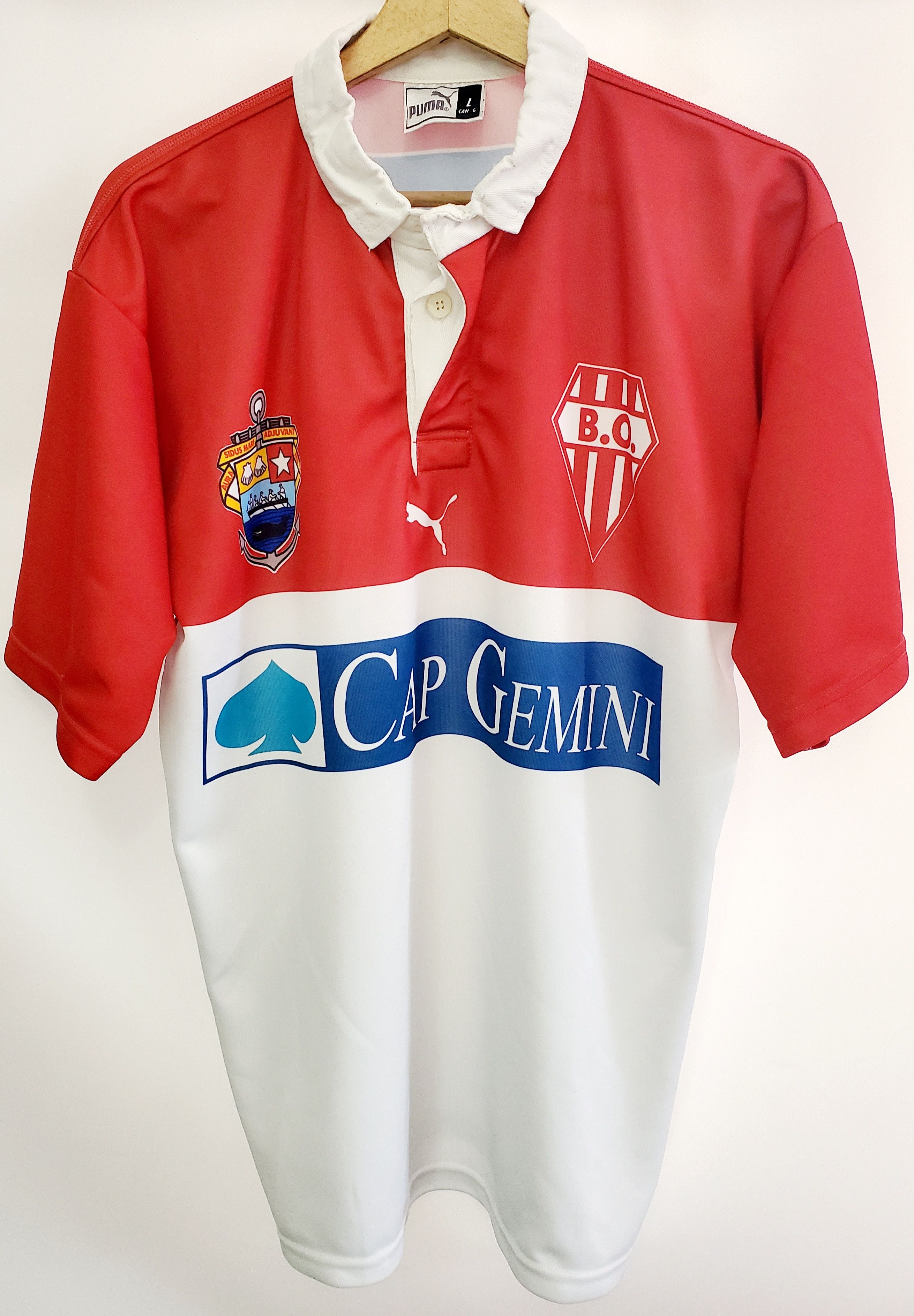 Puma × Vintage rugby Biarritz Olympique puma jersey size L ideal condition Size US L / EU 52-54 / 3 - 1 Thumbnail