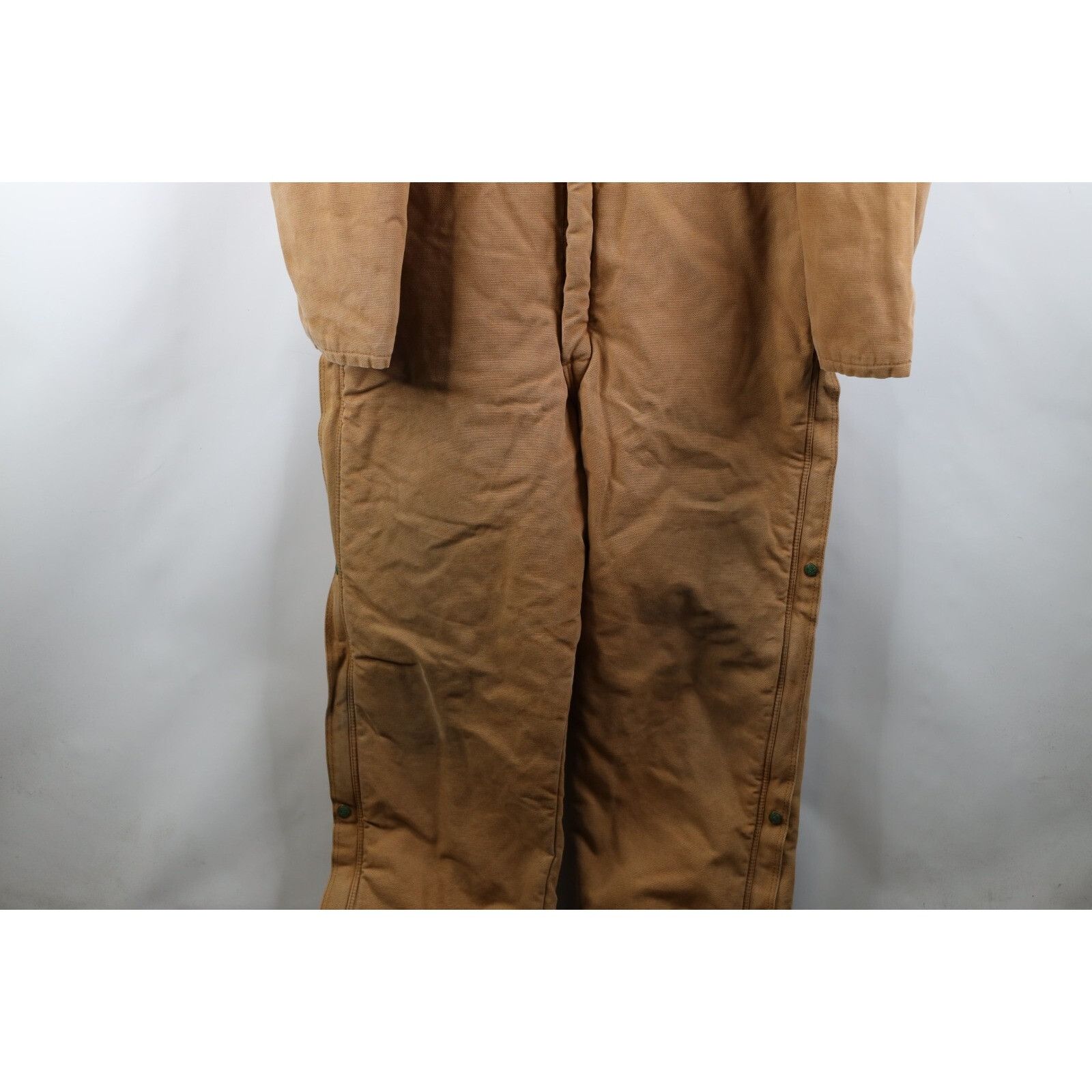 Vintage Vintage 90s Streetwear Quilted Canvas Coveralls Size US 36 / EU 52 - 4 Thumbnail