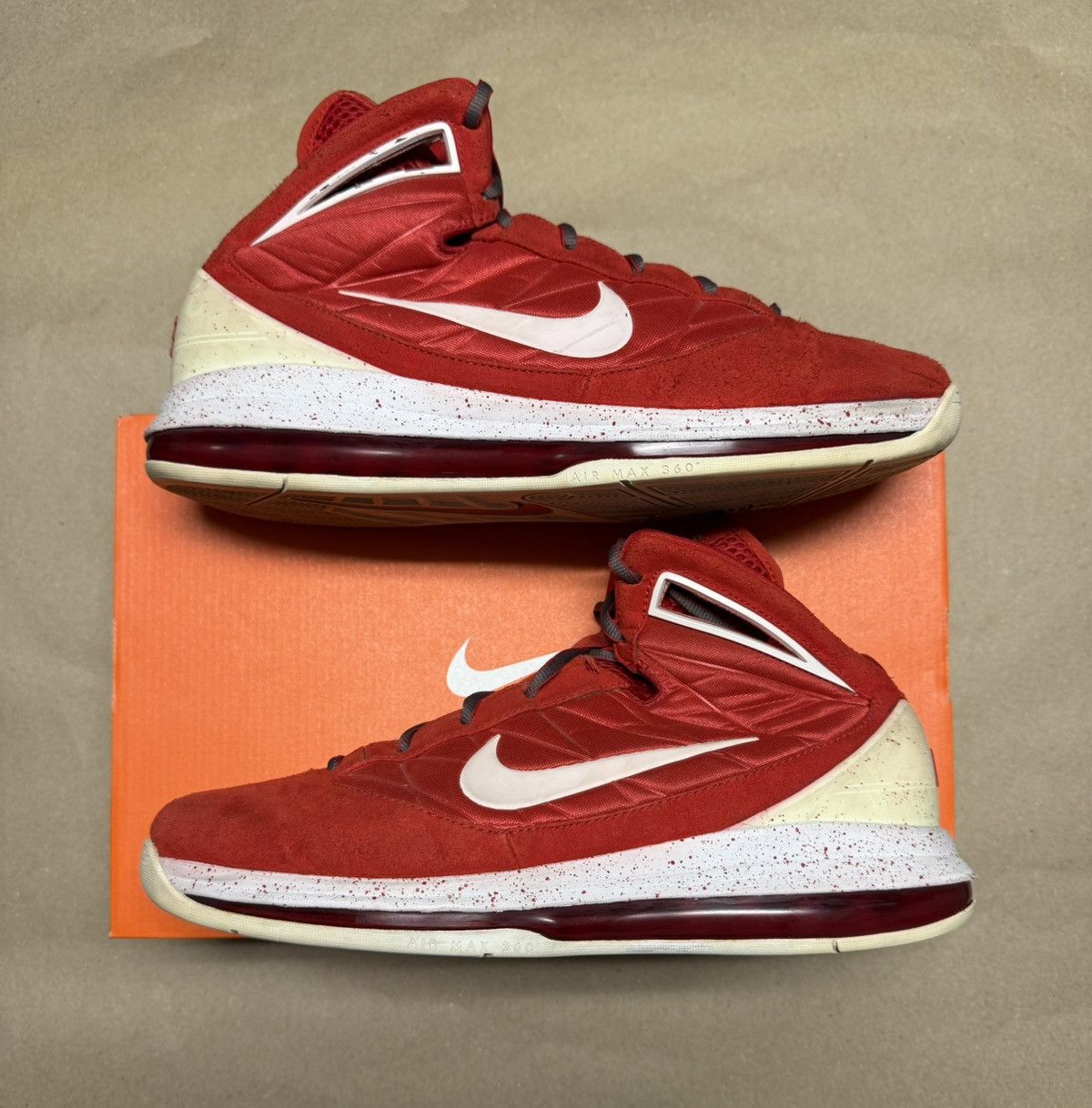 Nike Nike Air Max Hyperize NFW Sport Red Mens sz 13.5 Basketball! Size US 13 / EU 46 - 1 Thumbnail