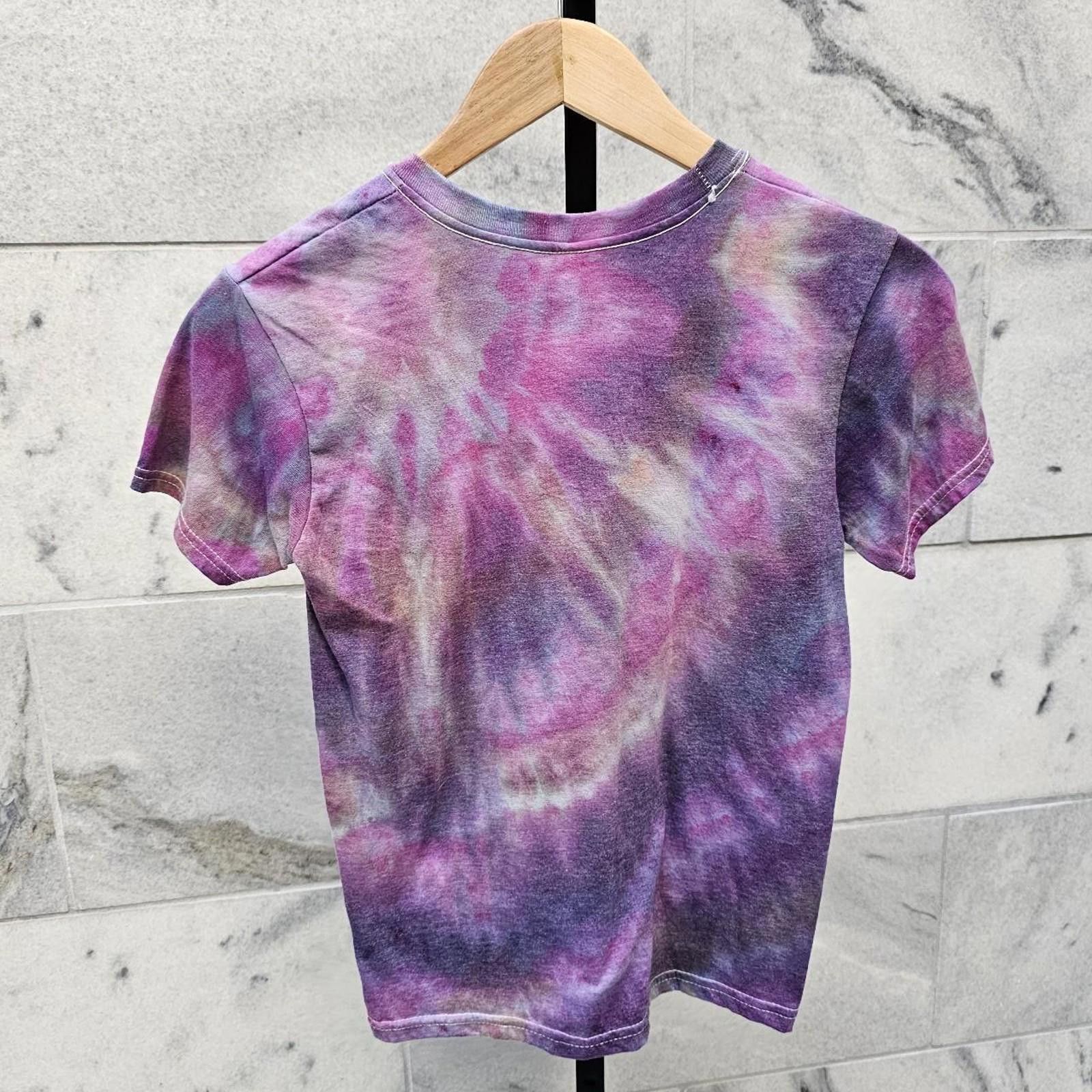 Hanes Hanes Kid's Multicolored Tie-dye Handmade T-shirt Size US XXS / EU 40 - 2 Thumbnail
