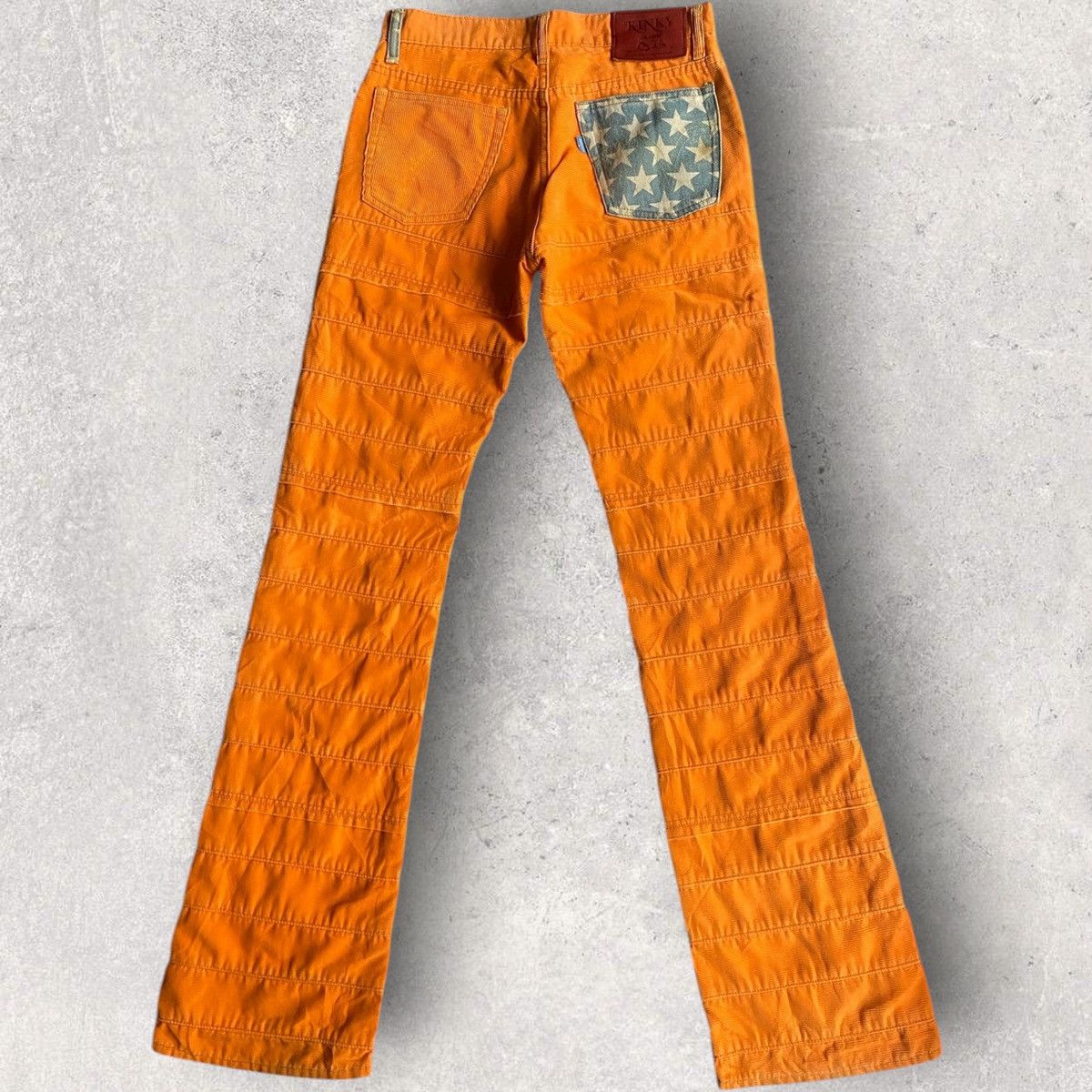 Hysteric Glamour HG Orange Corduroy Hagi Bootcut Pants Size US 28 / EU 44 - 3 Thumbnail