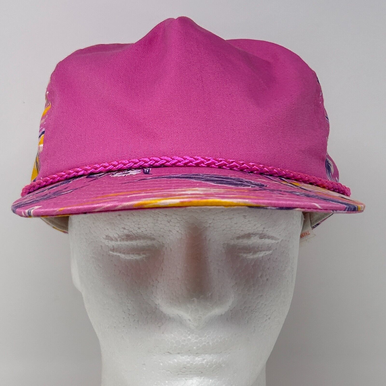 Nissan Vintage Blank Hawaiian Hat Baseball Cap Floral Hawaii Rope Size ONE SIZE - 2 Thumbnail