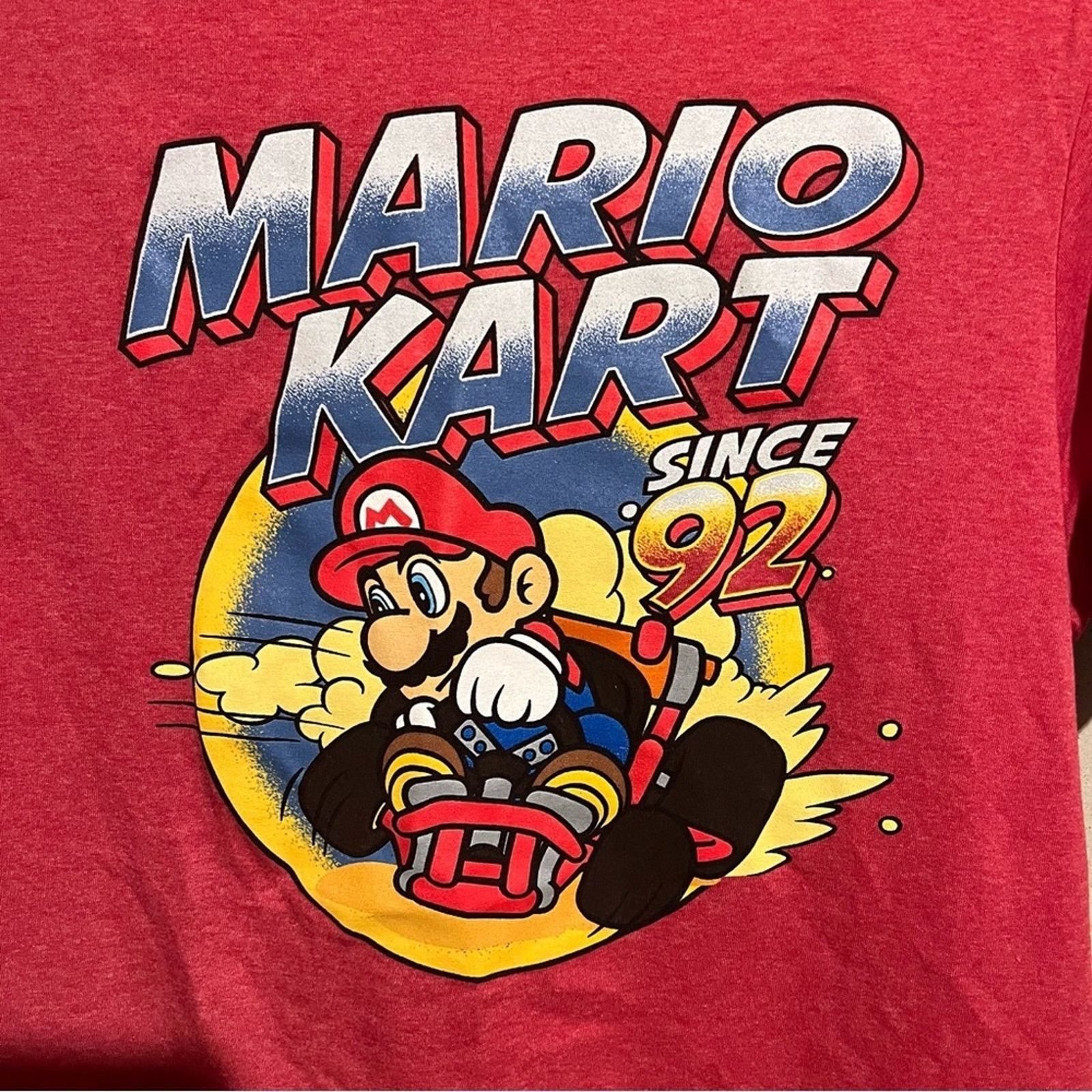 Nintendo Nintendo Mario Kart T-Shirt Sz M Mario Kart Racing Since 92 Size US M / EU 48-50 / 2 - 2 Thumbnail
