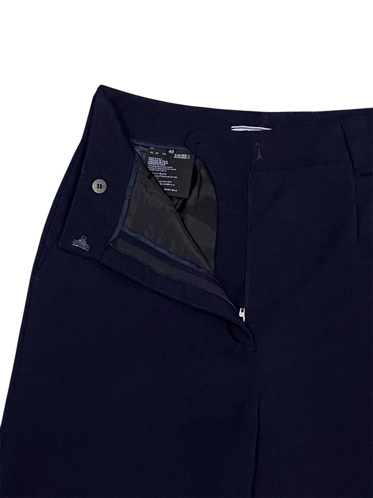 Prada Prada high-rise wide-leg mohair wool trousers Size 27" / US 4 / IT 40 - 3 Thumbnail