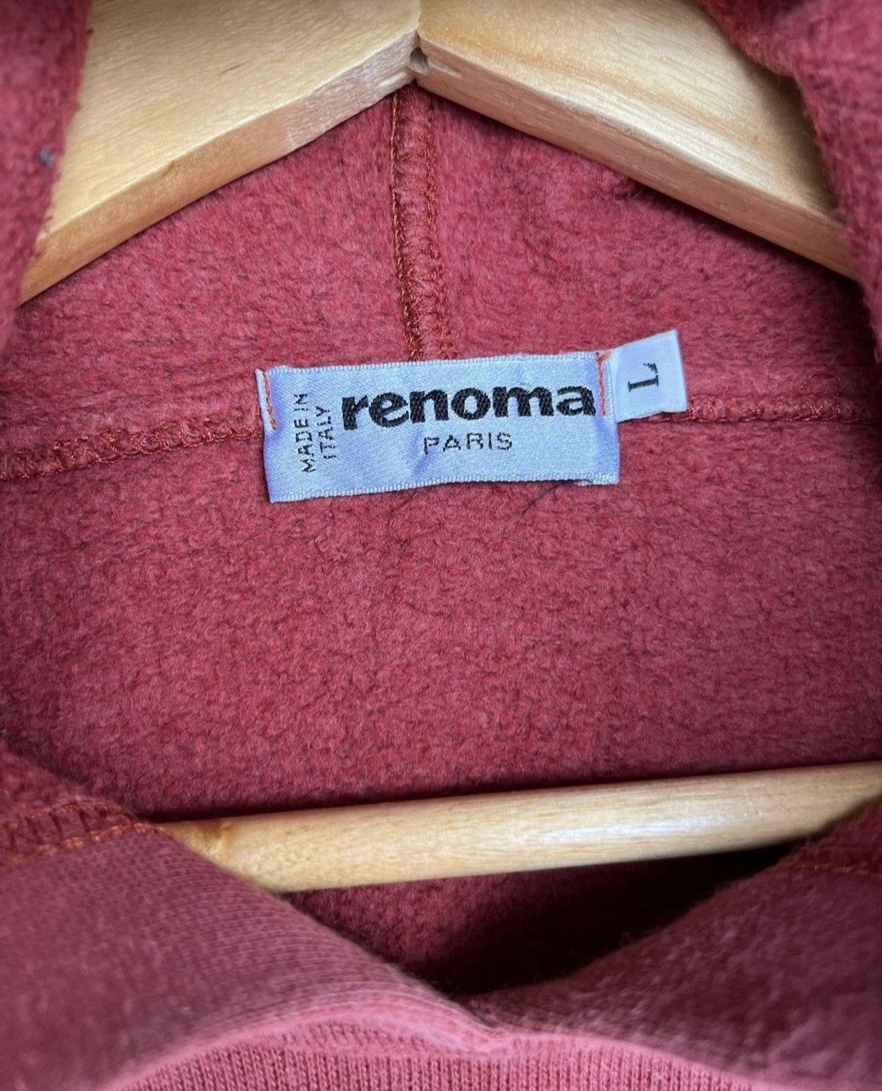 Renoma × Vintage Vintage Renoma Italy Hoodie Renoma Faded Boxy Baggy Hoodie Size L / US 10 / IT 46 - 6 Thumbnail